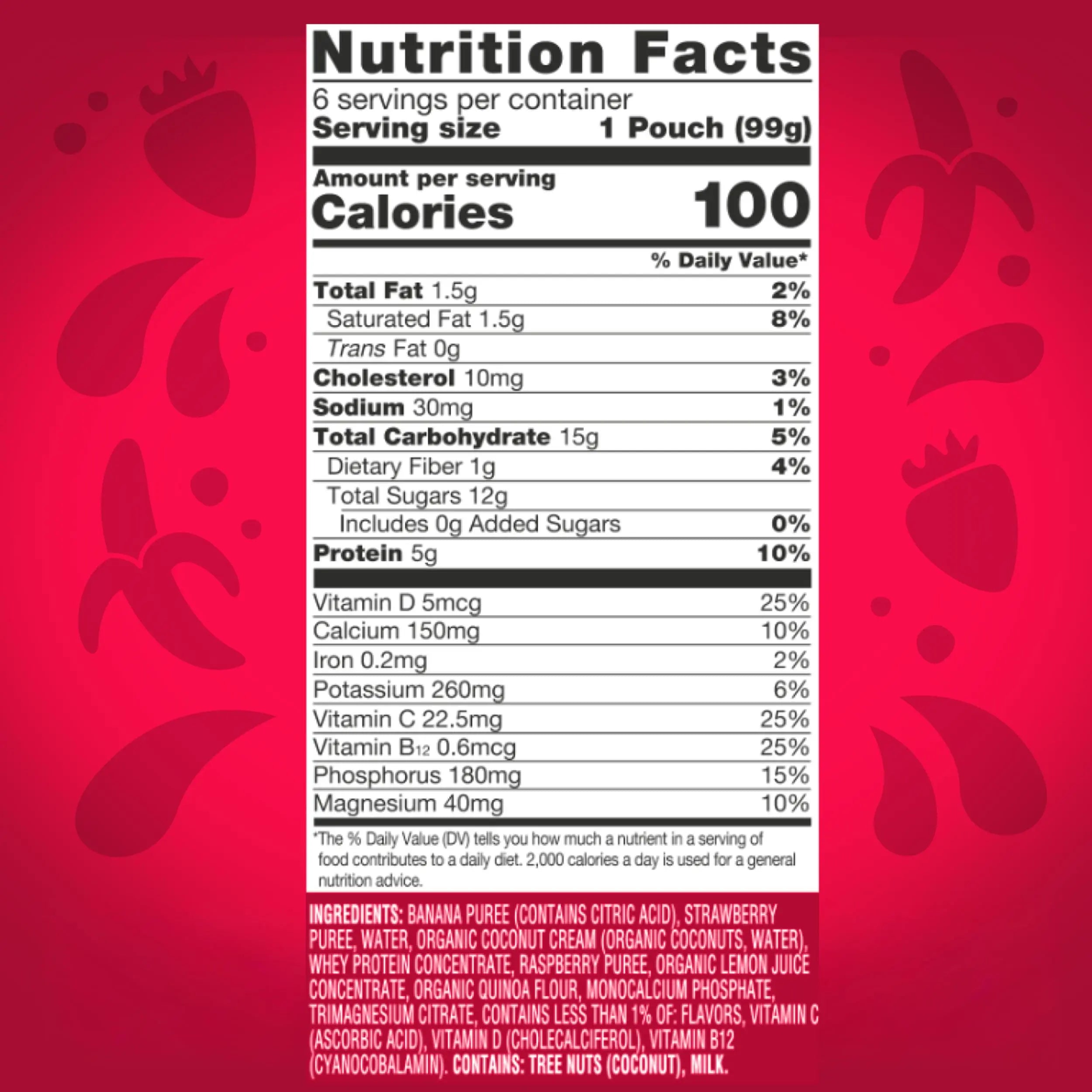 vitafusion Vitamin-Boosted Smoothie +Protein for Energy Metabolism and Immune Support, Strawberry Banana Flavor Excellent Source VitafusionAu supplements