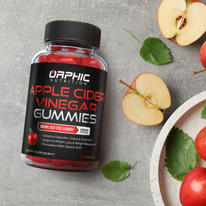 Apple Cider Vinegar Gummies - 1000mg - Formulated to Support Weight ORPHIC NUTRITIONUS supplements