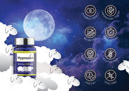Hypnozan. 60 Easy Nights in Every Pack - 60 Capsules, Just One Before Bed. Natural Vox pharmaceuticaUS supplements