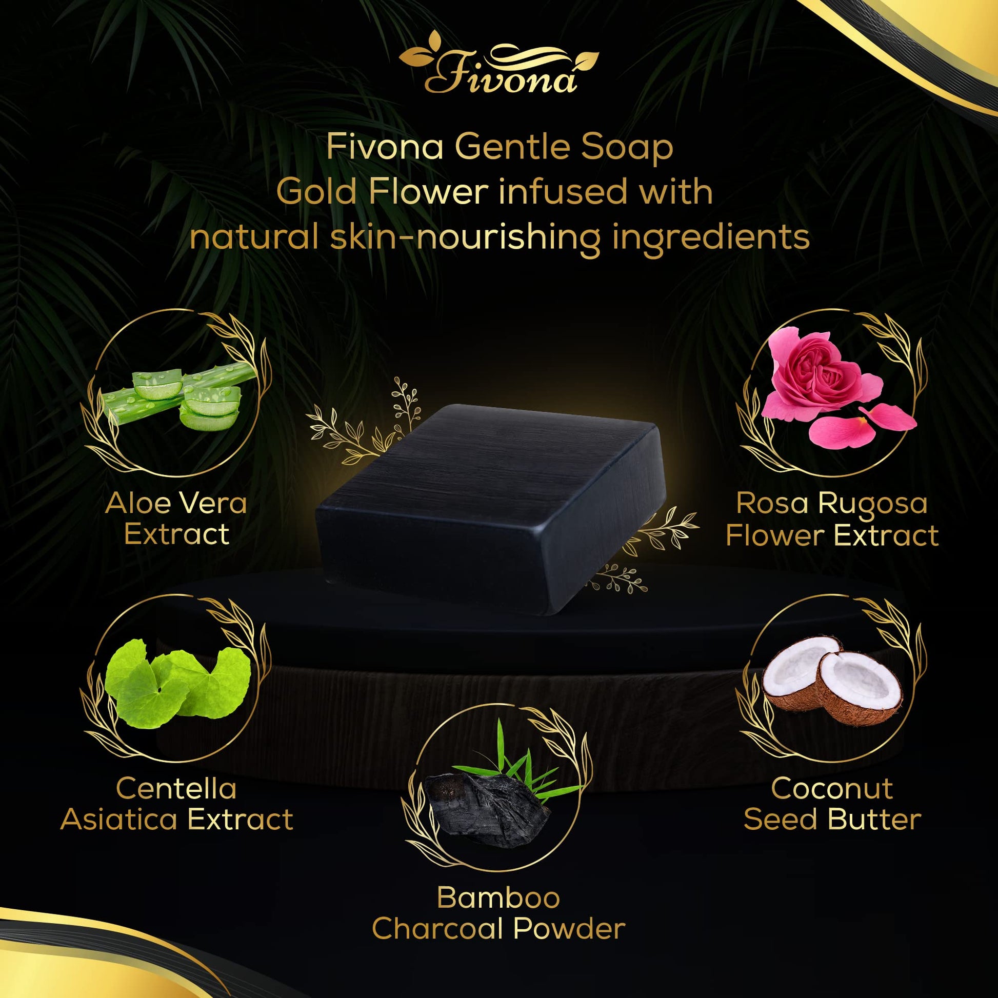 Fivona 4-in-1 Feminine Care Kit, Yoni Oil, Yoni Soap, Yoni Steaming Pot and Red Premium V Steam Herbs FIVONAAu supplements