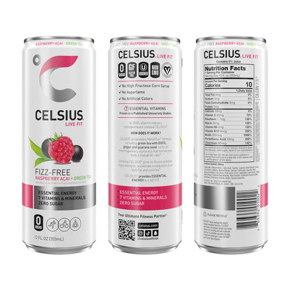 CELSIUS Fizz Free Variety Pack, Functional Essential Energy Drink 12 Fl Oz (Pack of 12) CELSIUSUS supplements