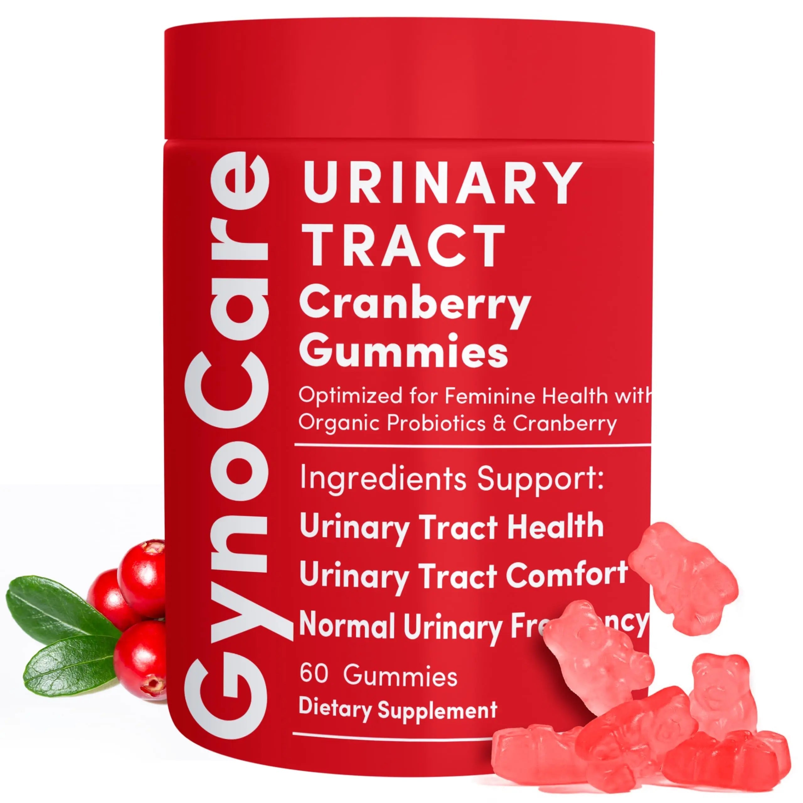 Cranberry Gummies UTI Treatment for Women | Urinary Tract Support for Women | Daily UTI Defense with Cranberry & Probiotics | Promotes Urinary Comfort & Normal Frequency | 60 Gummies Terramed Just Think ComfortAu supplements