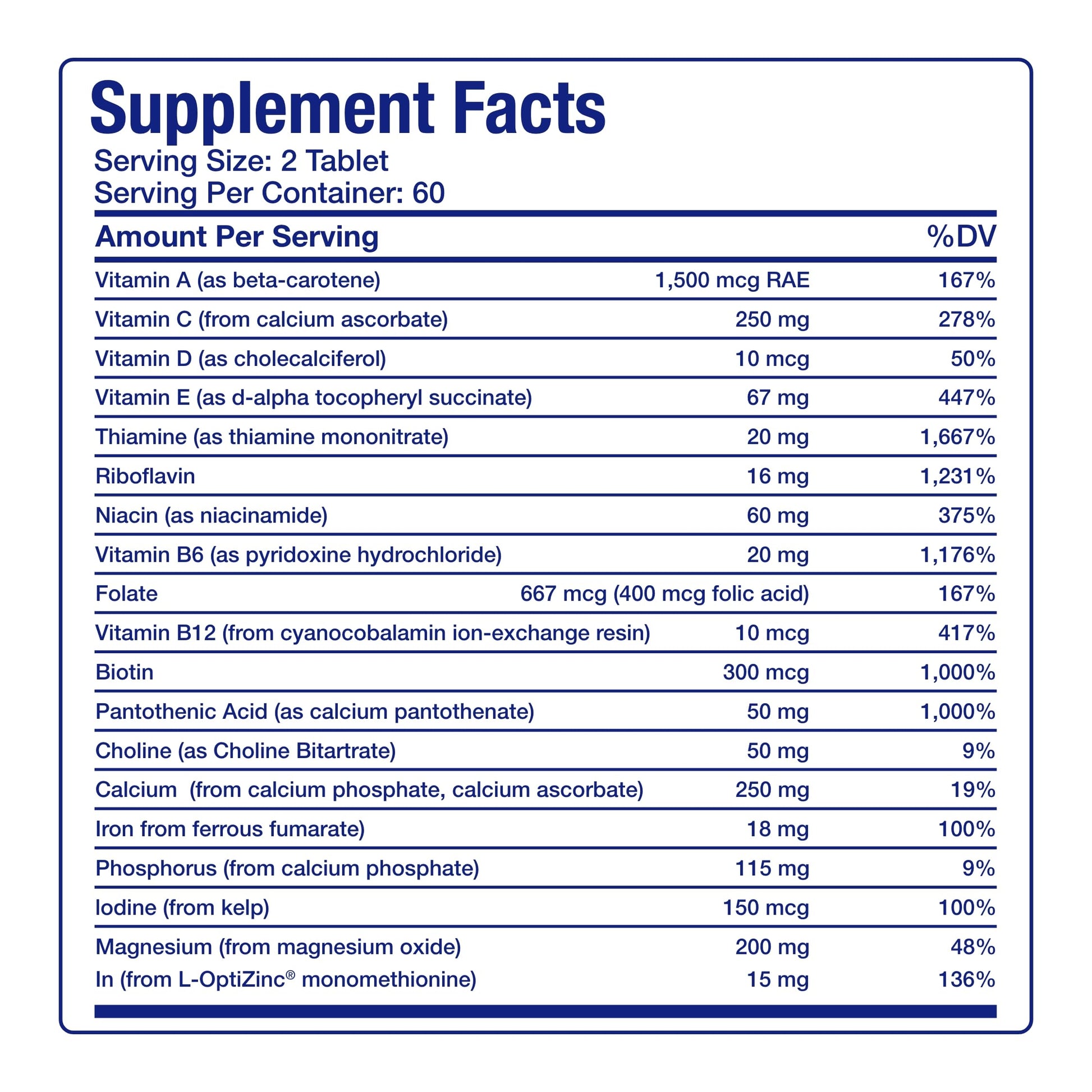 30-In-1 Adult Multivitamin with Iron - Antioxidant Rich Over 50 Multivitamin for Women and Men with Vitamins A C D E B Complex Zinc Magnesium Myo Inositol Citrus Bioflavonoids & More - 1 Month Supply Anabolic LaboratoriesAu supplements
