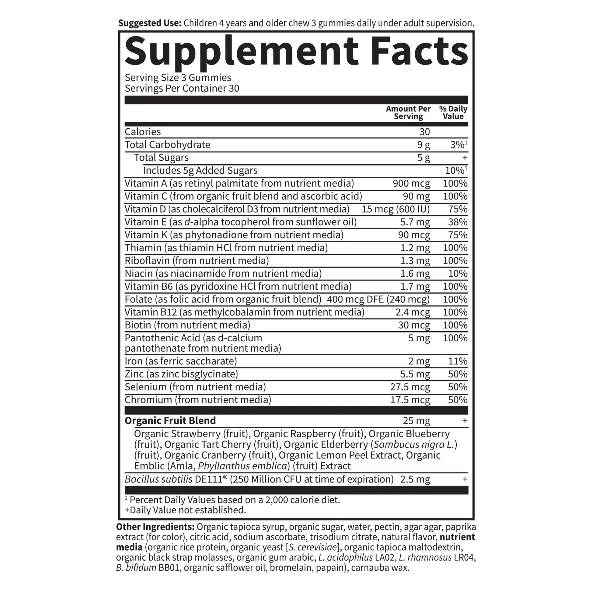 Kids Multivitamin Gummy with Iron + Probiotics for Immune Health & Digestion: Vitamins D, C, E, B, Zinc for Energy & Development, Vitamin Code Garden of LifeAu supplements