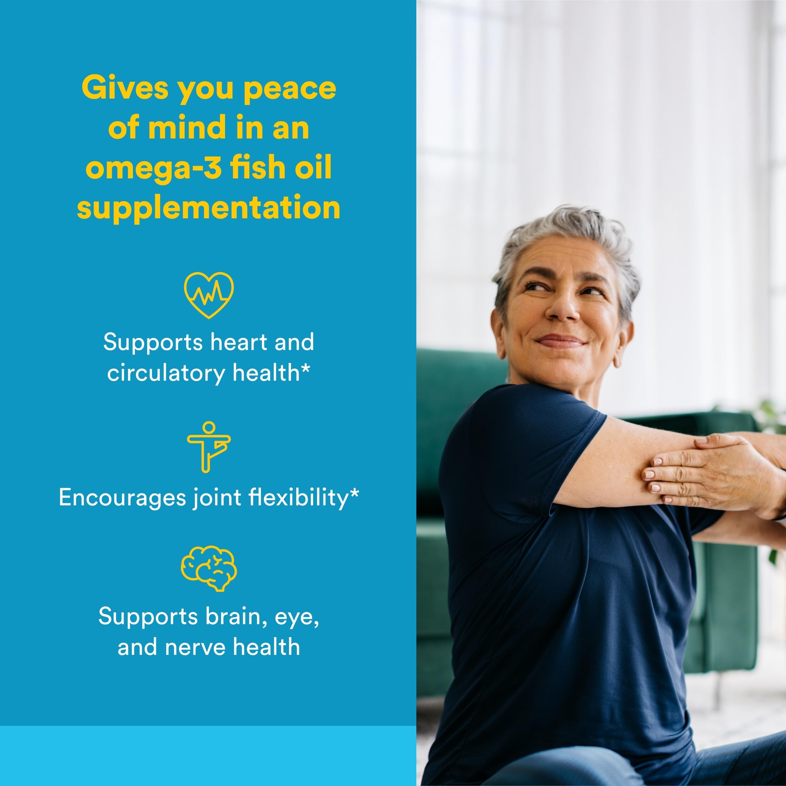 Natural Factors RxOmega-3 Ultra Strength - Brain & Heart Health Support - Eye Health Supplement with EPA & DHA - Supplement with Omega-3 Fatty Acids - 150 Softgels (75 Servings) Natural FactorsAu supplements