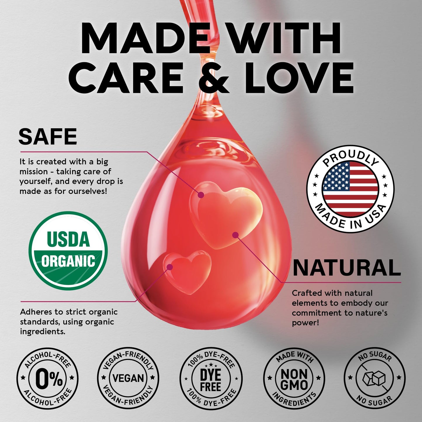 USDA Organic Vitamin B Complex Liquid Drops - 8-in-1 B Complex Vitamins: B1, B2, B3, B5 NUTRAHARMONYUS supplements