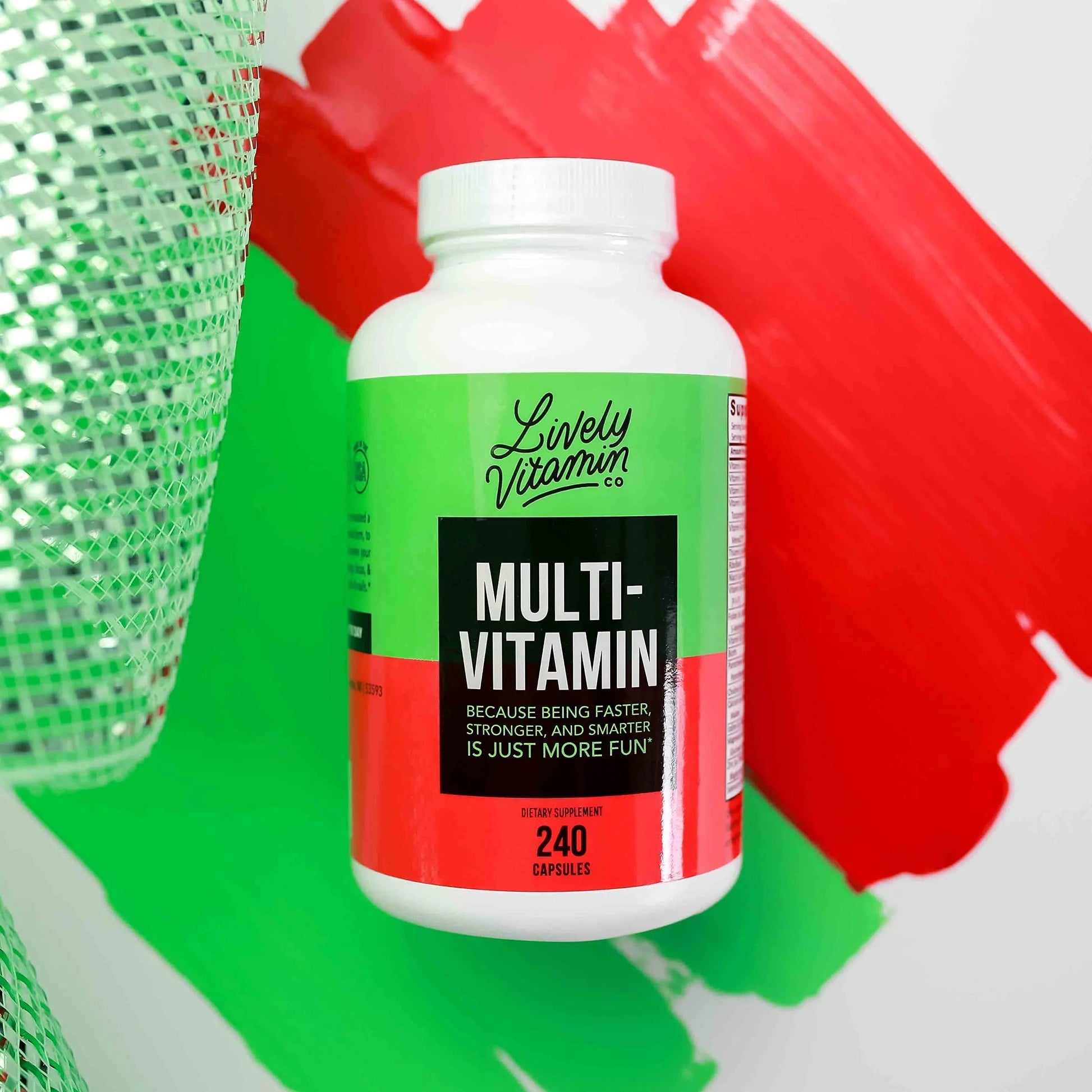 LIVELY VITAMIN CO. Multivitamin - 37 Vitamins Minerals and Extracts - Energy - Memory - Immune Function - Heart- Brain - Focus - Mood - Antioxidants - Dairy Gluten Soy Free - 60 Vegetarian Capsules LIVELY VITAMIN COAu supplements