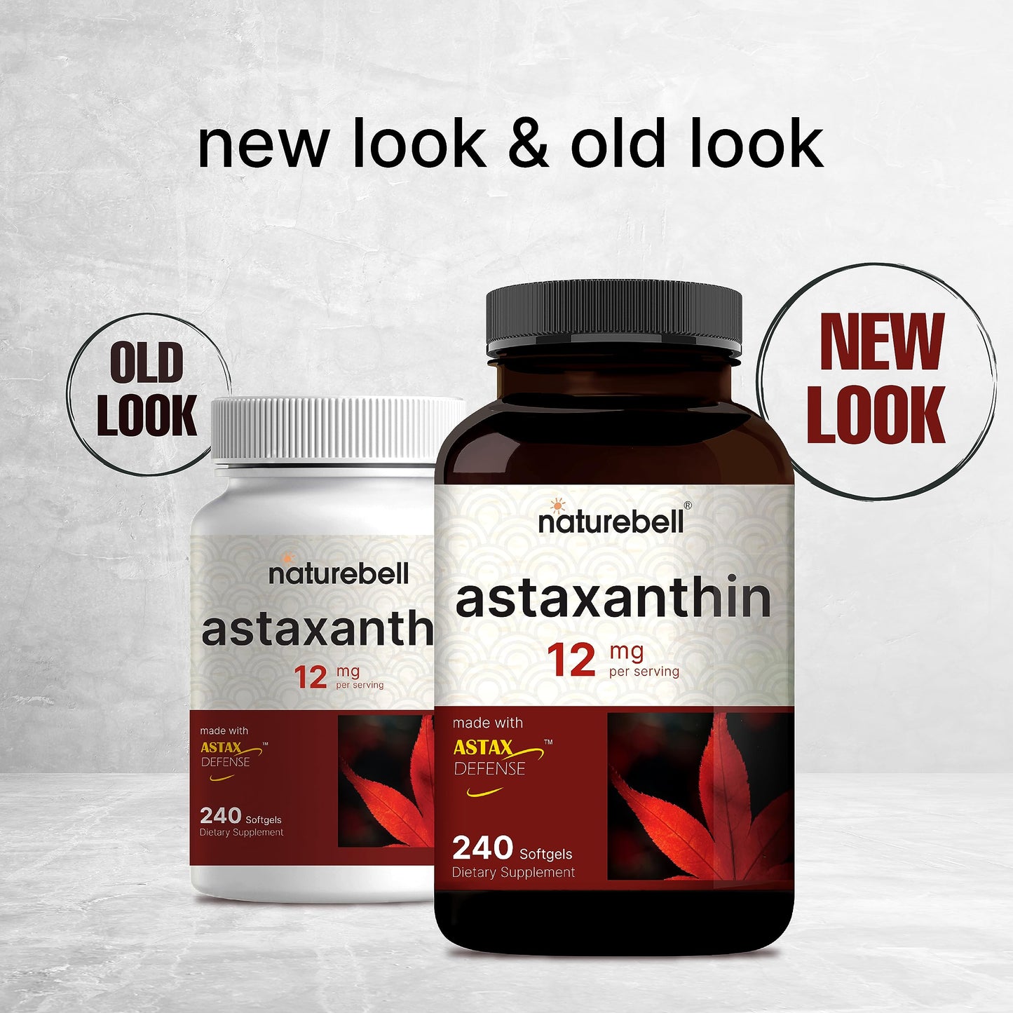NatureBell Astaxanthin 12mg, 240 Softgels, Made with Astax, Max Strength NatureBellUS supplements