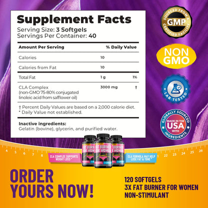 Helix Heal Belly Fat Burner for Women - Lose Stomach Fat w/Softgel Diet Pills for Weight Loss Helix HealUS supplements