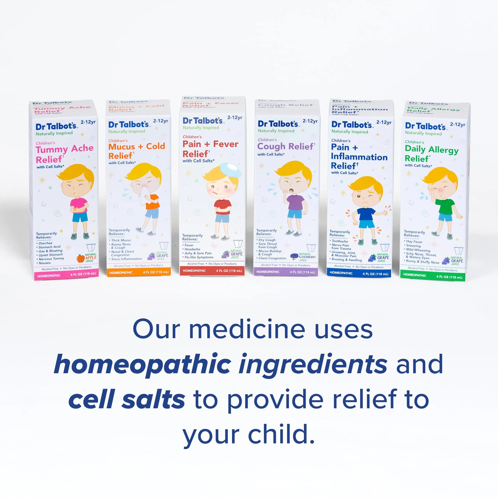 Dr. Talbot's Pain + Inflammation Relief Liquid Medicine for Children, Includes Dosage Cup, Grape Juice Flavor, 4 Fl Oz (Packaging May Vary) Dr. Talbot'sAu supplements