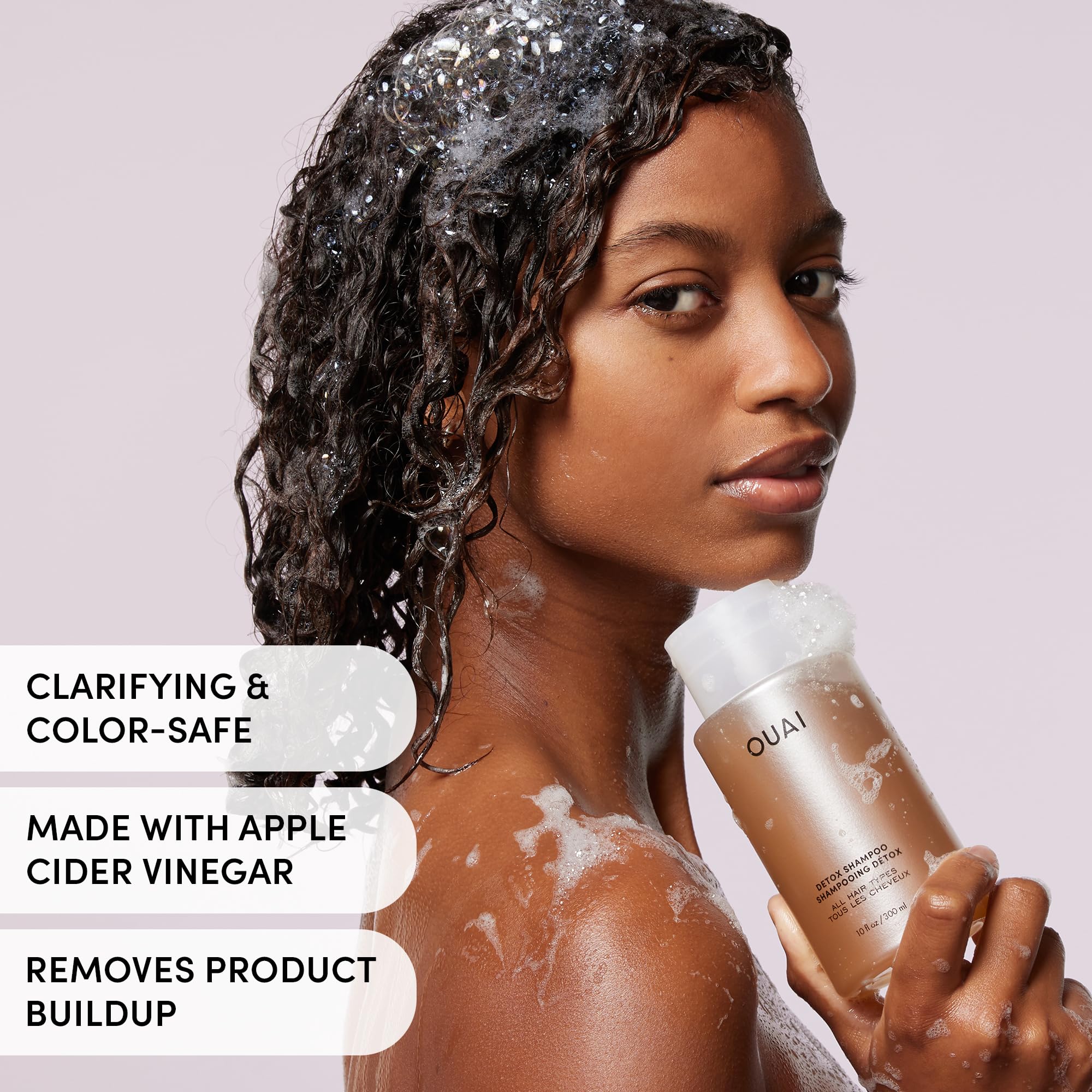 OUAI Hair Care Set - Clarifying Shampoo & Exfoliating Scalp Scrub - Deep Cleansing & Balancing - Hair Care Kit with Detox Shampoo & Travel Size Sugar Scrub for Scalp (2 Count) OUAIAu supplements