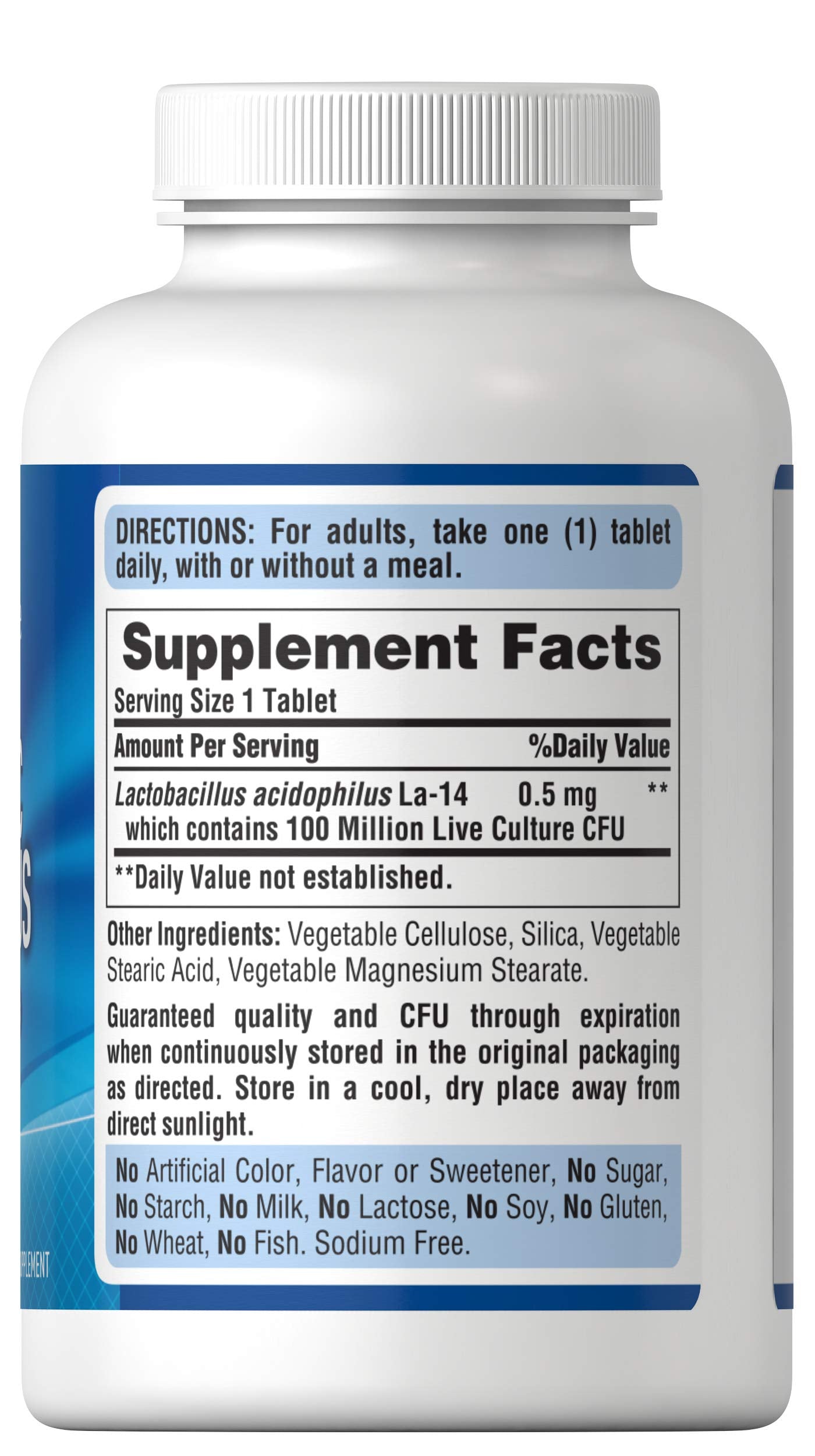 Puritan's Pride Probiotic Supplement, Acidophilus, Capsule, 250 Count(Pack of 1) Puritan's PrideAu supplements