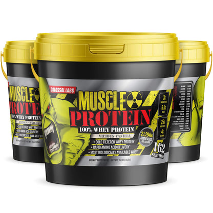 COLOSSAL LABS Muscle Protein Whey Powder [12 lbs/Pack of 1]–Chocolate Protein COLOSSAL LABSUS supplements