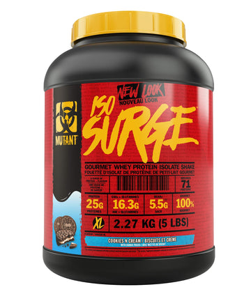 MUTANT ISO Surge – Pure whey Protein Isolate Powder, Low carb, Low Fat, Digestive Enzyme Boosted MutantAu supplements