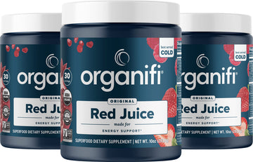 Organifi Red Juice - Vegan Energy Powder - Berry-Flavored Adaptogen Drink OrganifiUS supplements