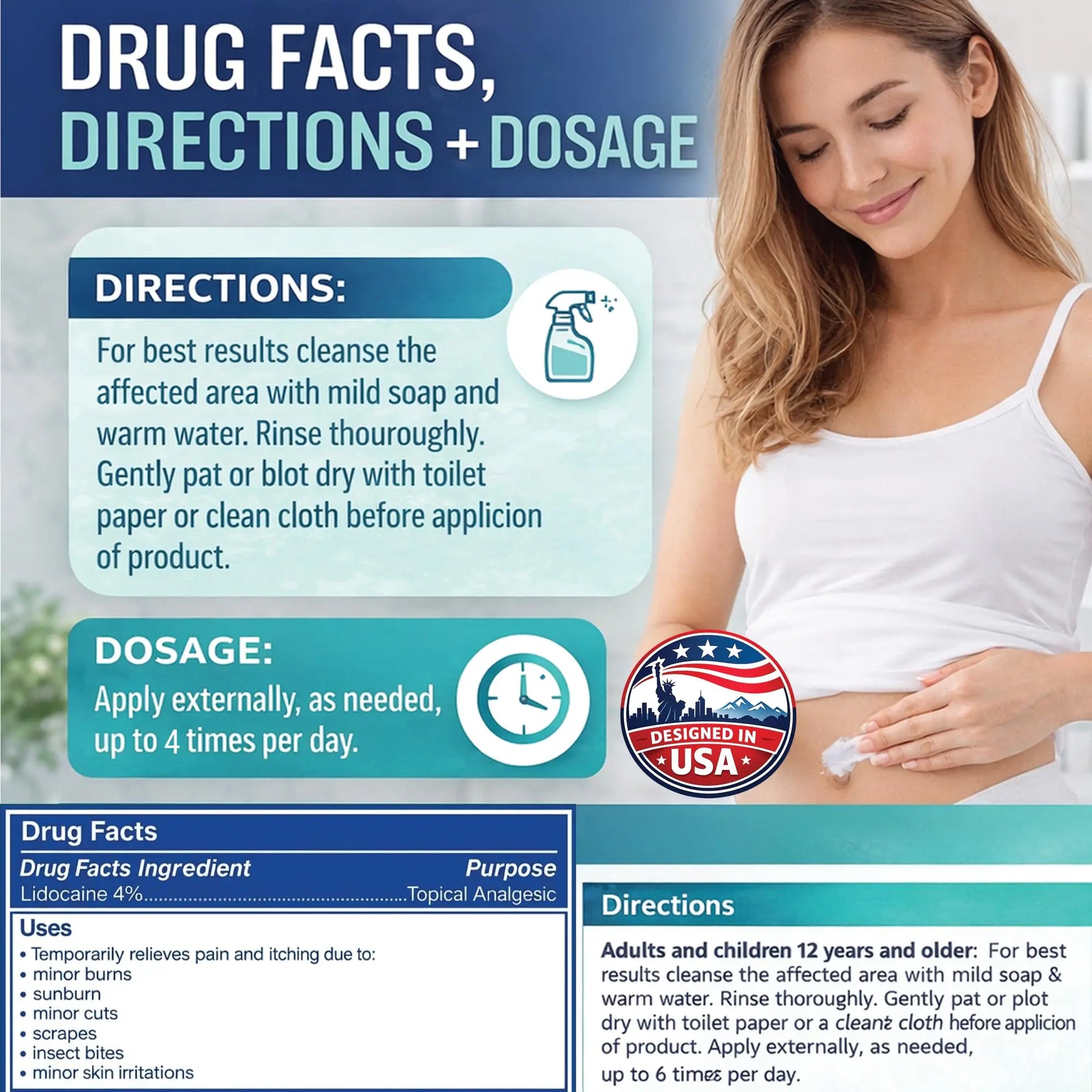 JustHeal RX Lidocaine Cream for Hemorrhoids | 2 OZ Tube – Fast-Acting 4% Lidocaine Numbing Cream & Topical Analgesic Cream for Anorectal Itch Relief | OTC Lidocaine Cream Maximum Strength JustHeal RXAu supplements