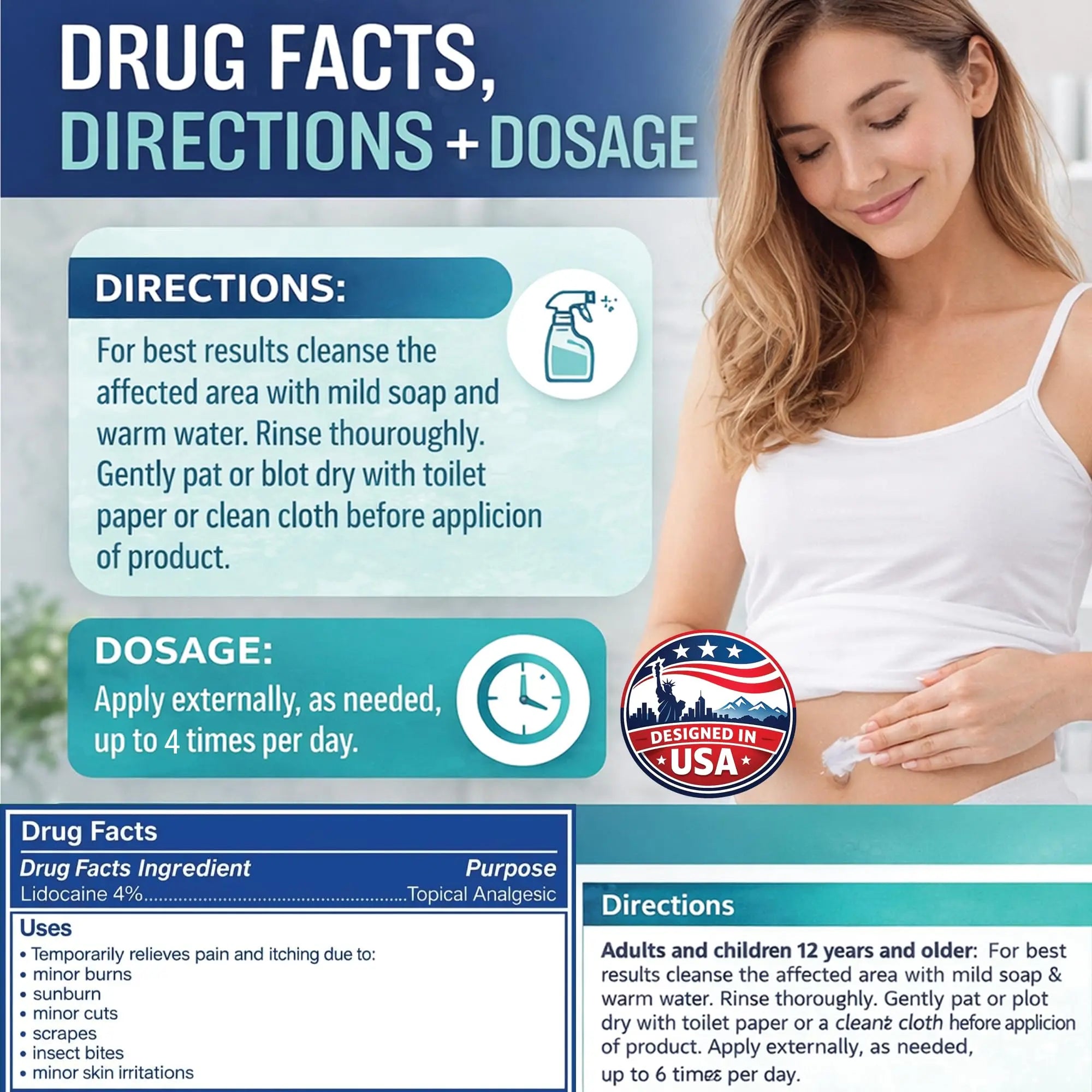 JustHeal RX Lidocaine Cream for Hemorrhoids | 2 OZ Tube – Fast-Acting 4% Lidocaine Numbing Cream & Topical Analgesic Cream for Anorectal Itch Relief | OTC Lidocaine Cream Maximum Strength JustHeal RXAu supplements