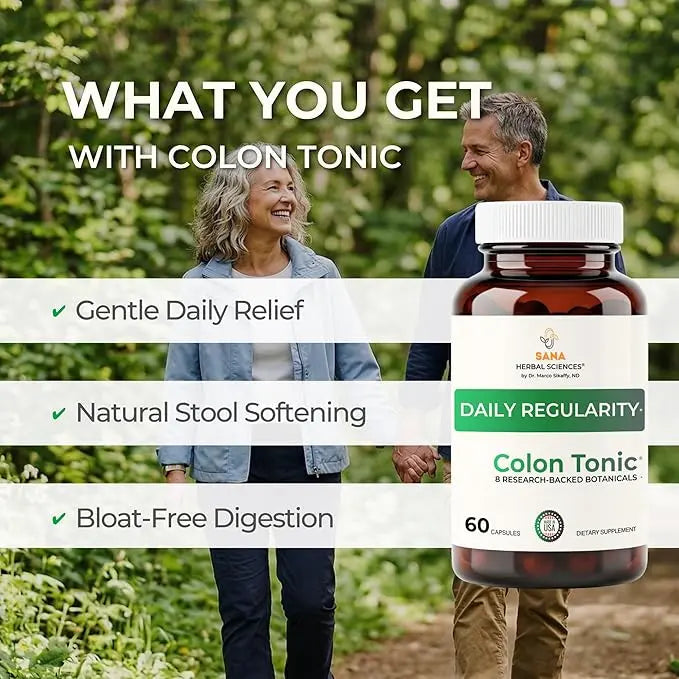 Natural Stool Softener for Constipation Relief – Safe for Daily Use & Postpartum | Gentle Herbal Formula for Adults & Seniors | 60 Capsules | Sana Herbal Sana Herbal Sciencesnz supplements