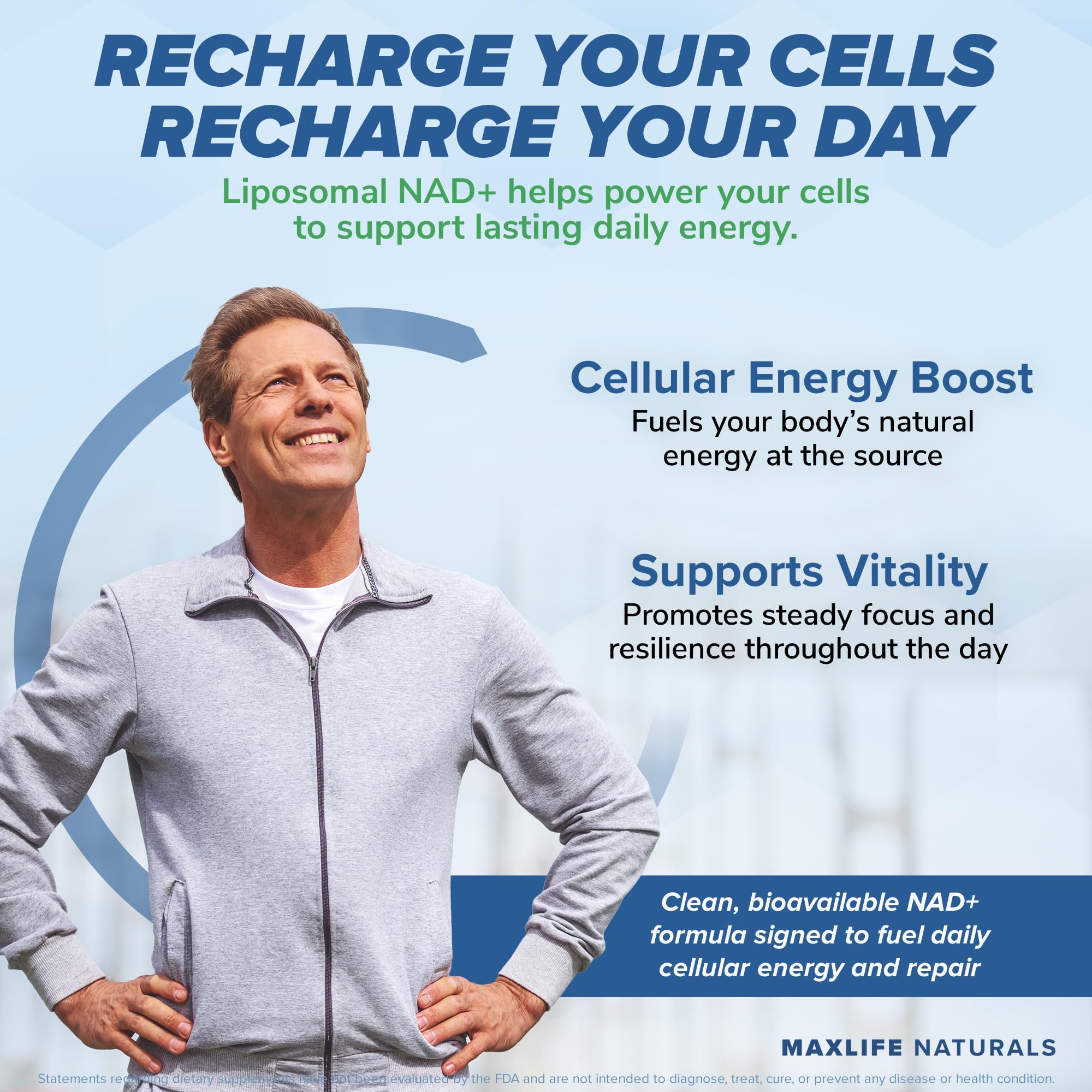 Liposomal NAD+ Trans-Resveratrol Supplement 1500mg - 120 Capsules - Liposomal NAD Supplements for Women and Men, High Purity-NAD Cell Regenerator, Cognitive & Anti Aging Supplement for Women & Men MAXLIFE NATURALSAu supplements