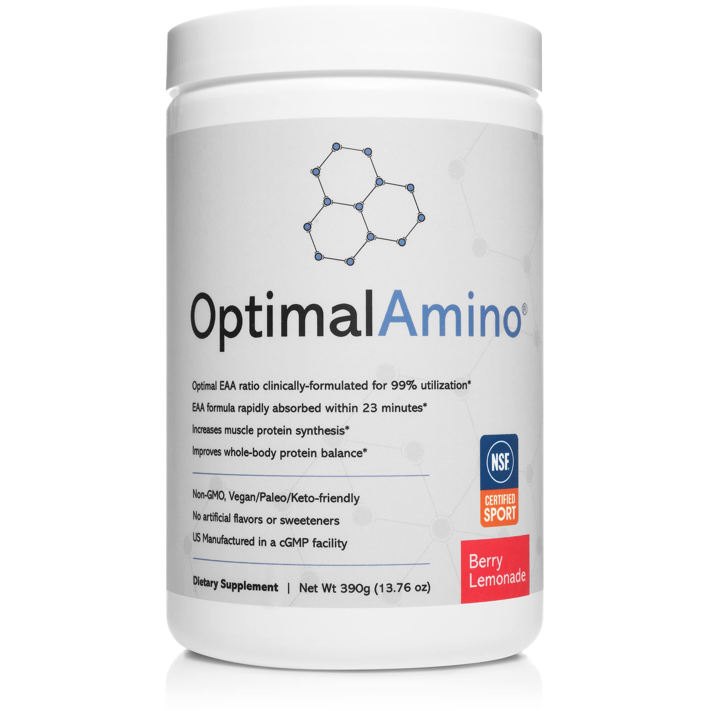 OptimalAmino Best Pre/Post Workout Recovery Drink, 99% Utilization Essential Amino Acid optimal aminoAu supplements