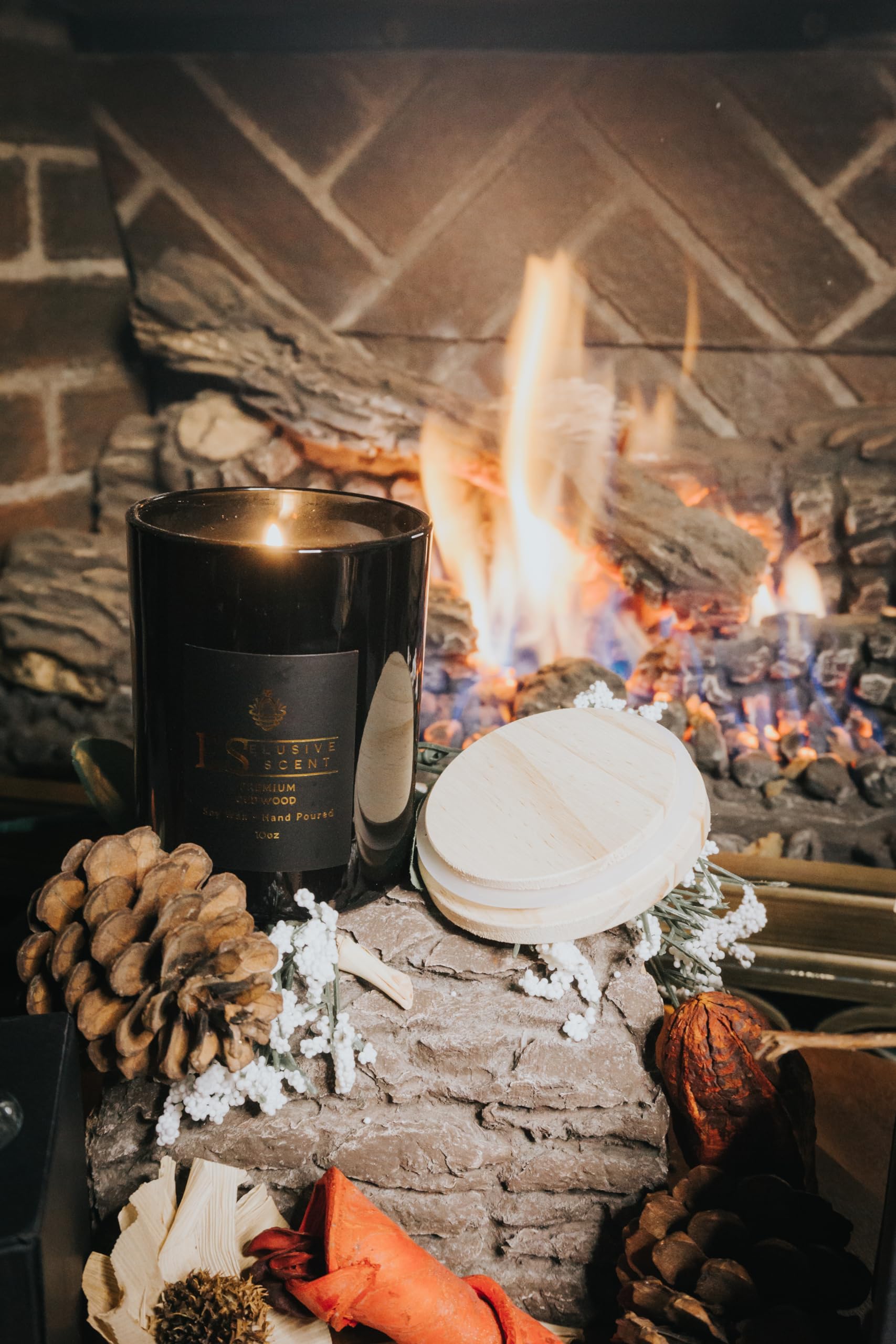 Oud Wood | 10oz | Premium Candle | Scented Candle | Aromatherapy | Essential Fragrance Oils Elusive ScentAu supplements