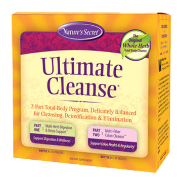 Nature's Secret Ultimate Cleanse 2-Part Total Body Detoxification & Elimination Supports Nature's SecretUS supplements