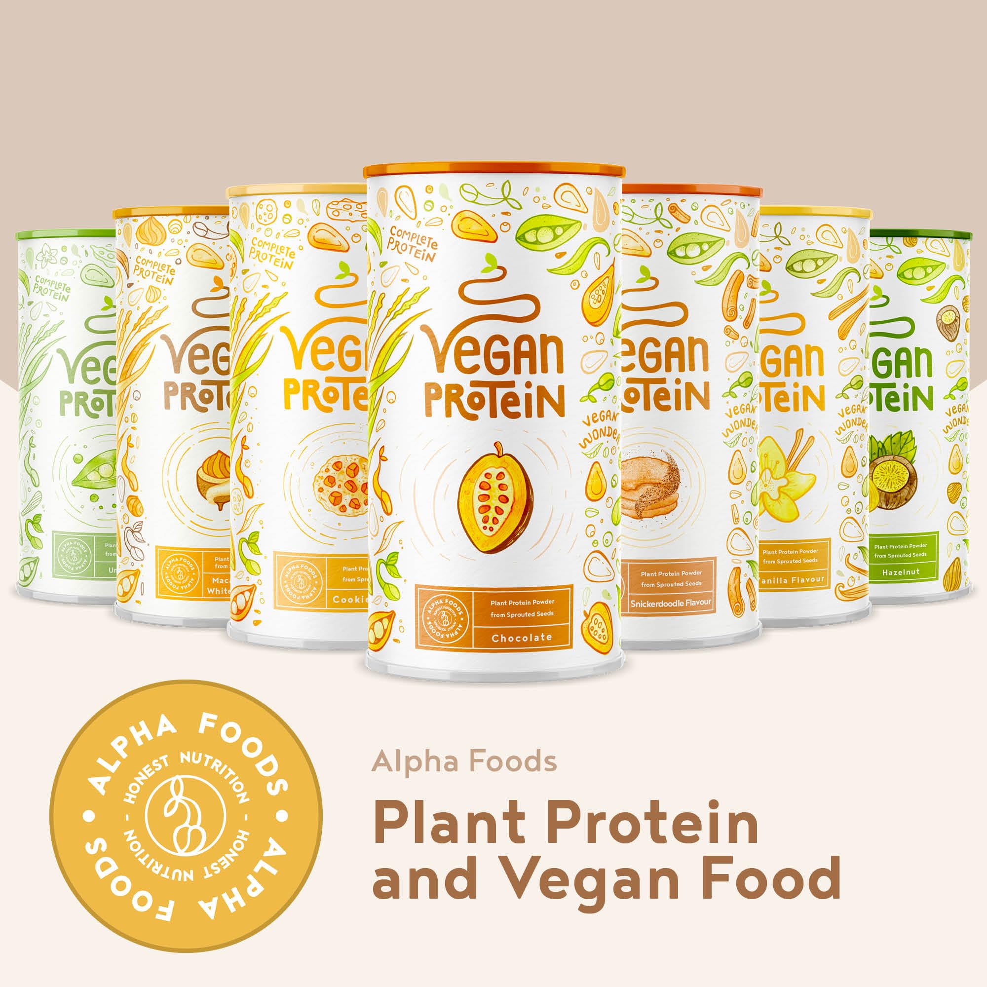 Alpha Foods Vegan Protein Powder - Muscle Building Powder with Amino Acids Alpha FoodsAu supplements