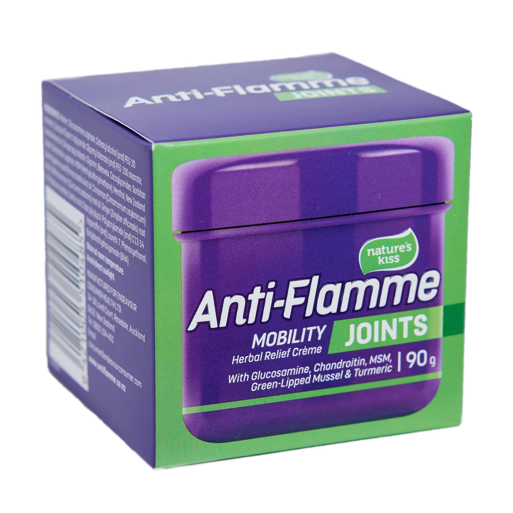 Nature's Kiss - Anti-Flamme Joints - Herbal Cream for Joints - 3oz Tub (90g) Nature's KissAu supplements