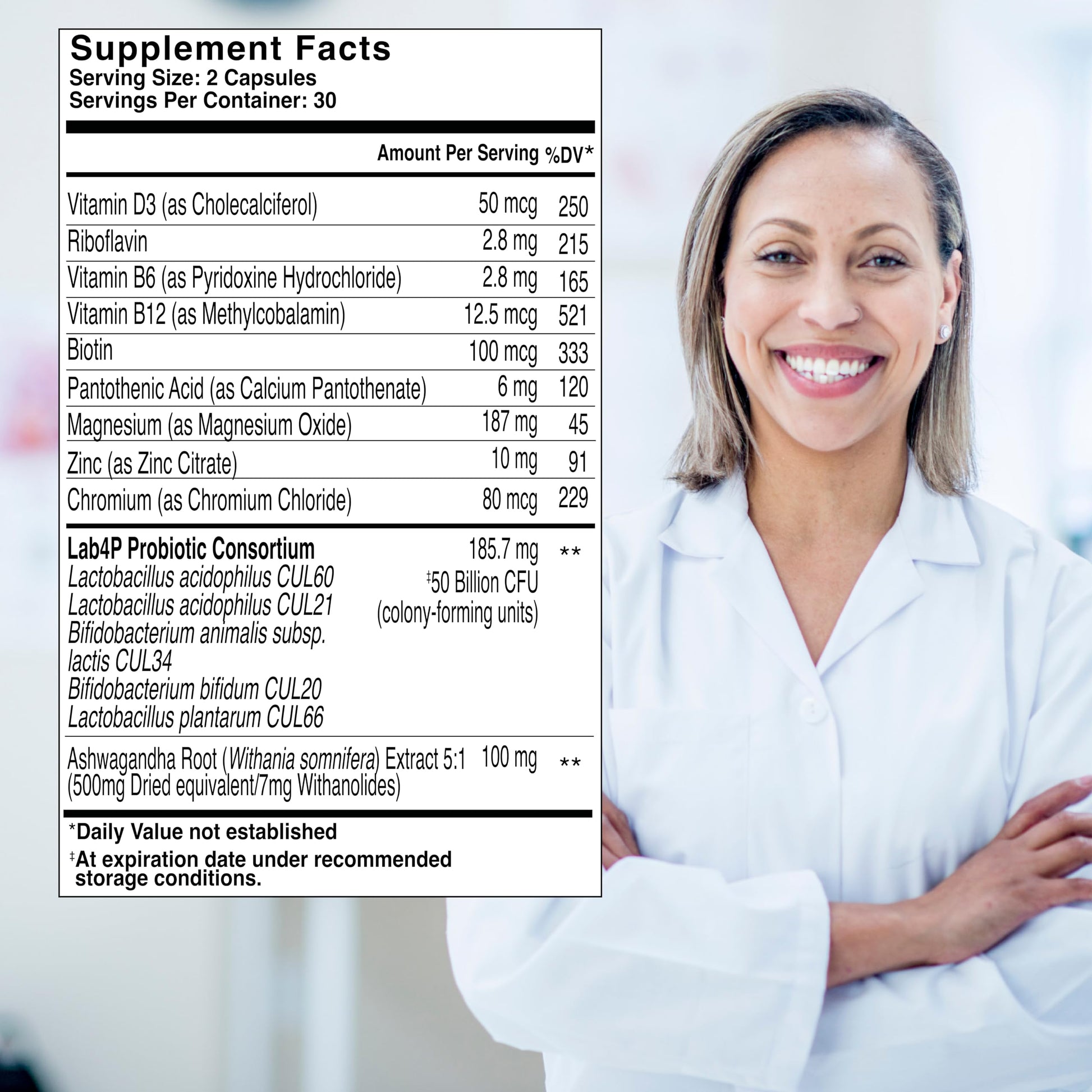 Health & Her Weight Management Probiotics for Women - Perimenopause & Menopause Supplement - Clinically Studied 50bn CFU Probiotics to Support Gut Health, Energy, Mood & Mind, Vegan (60 ct - 1 Month) Health and HerAu supplements