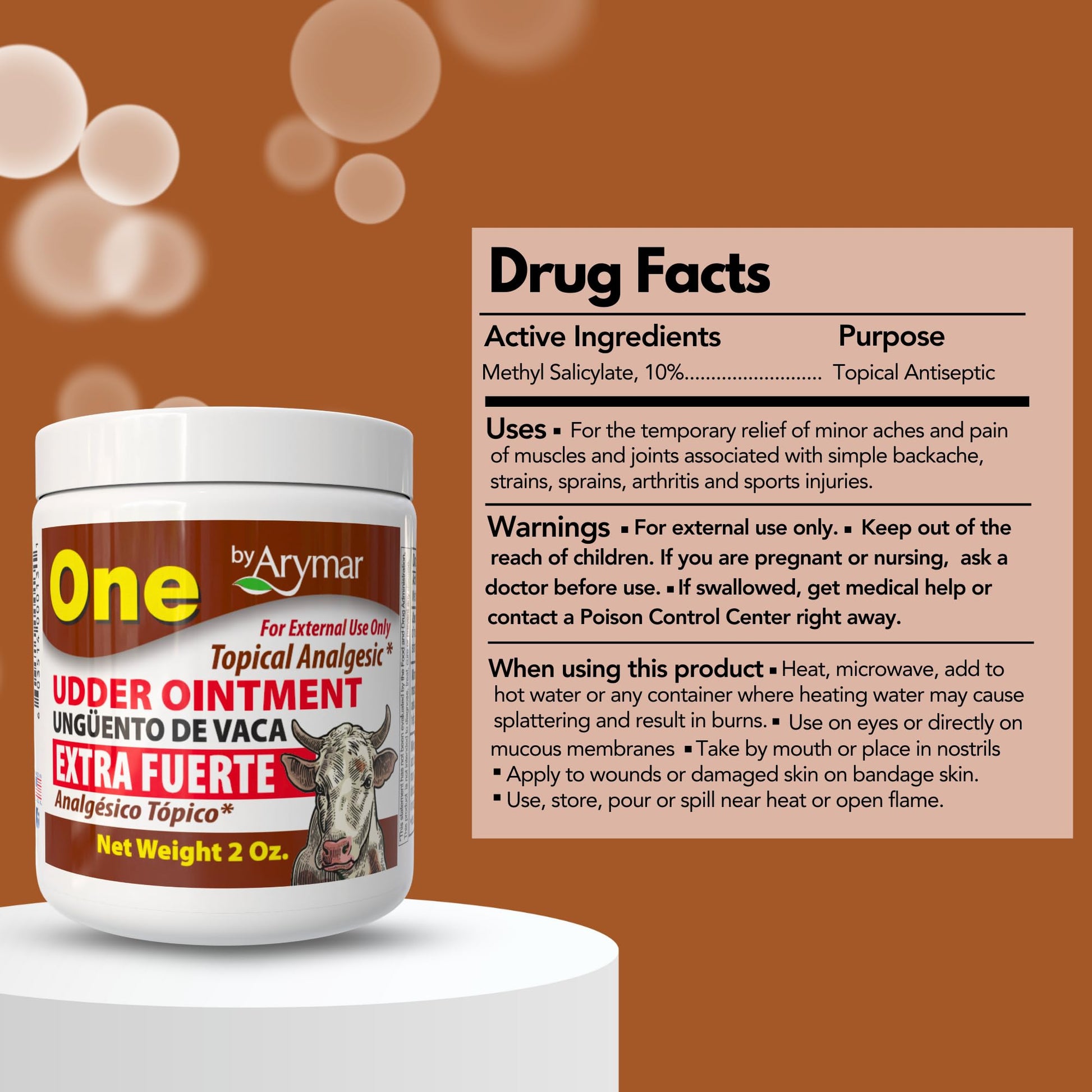 Arymar Udder Ointment: Intensive Soothing Cream for Muscle and Joint Comfort, Topical Balm for Tired Muscles and Skin manteinence, Traditional Formula, 2.6 oz ArymarAu supplements