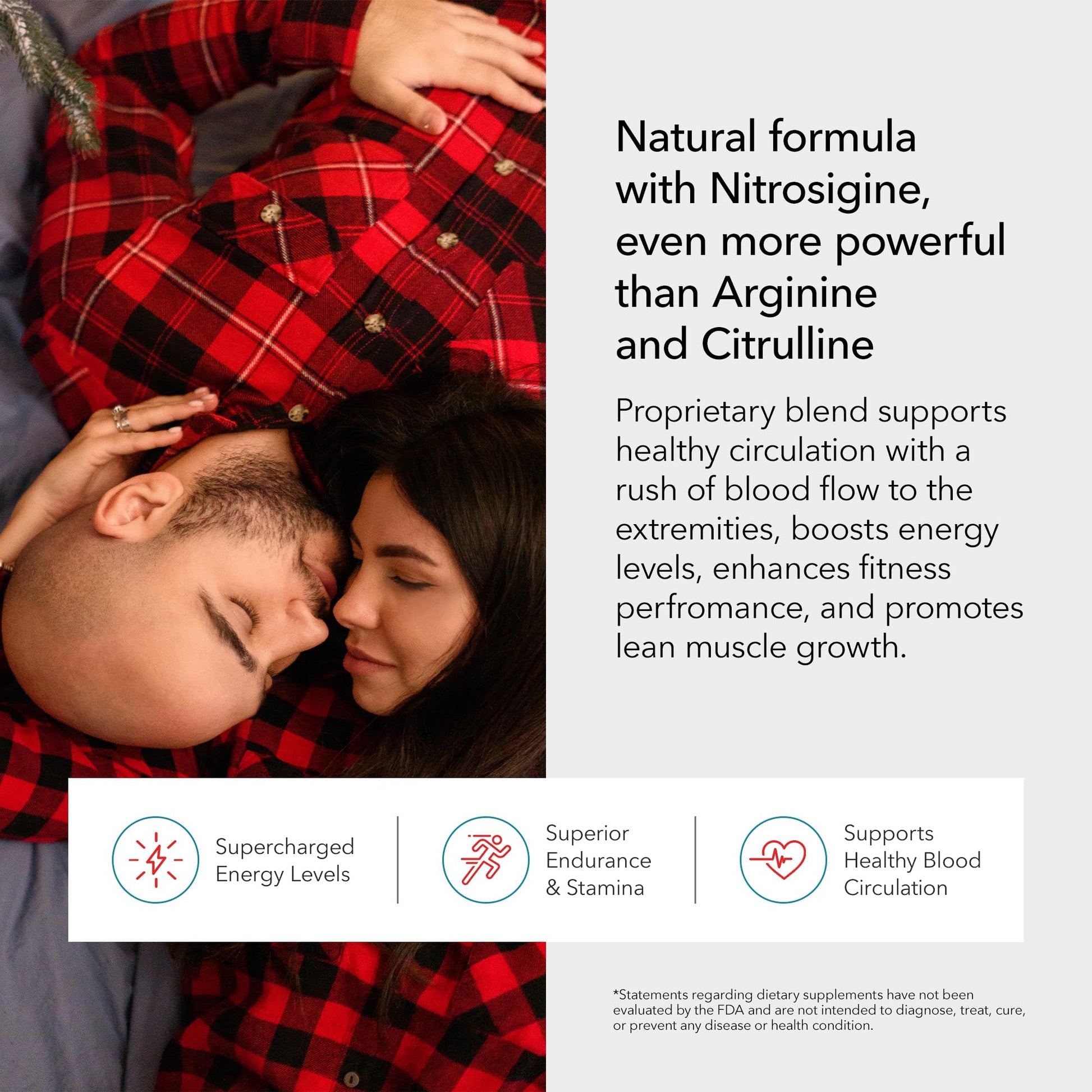 Juvenon BloodFlow-7 XXXL Nitric Oxide Supplements for Men & Women - More Powerful, Longer Lasting Natural Nitric Oxide Booster with Nitrosigine® + S7® - Blood Flow & Circulation Support (1-Pack) JuvenonAu supplements