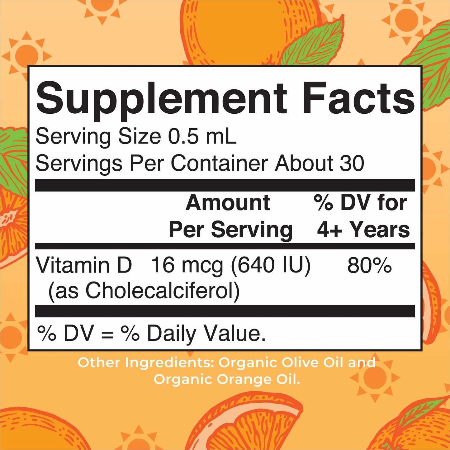MaryRuth Organics USDA Organic Vitamin D3 Liquid Drops for Kids | 640 IU Vitamin D3 Per Serving | Kids Immune Support & Bone Health Supplement | Formulated for Ages 4-13 | 0.5oz | 30 Servings MARYRUTH'SUS supplements