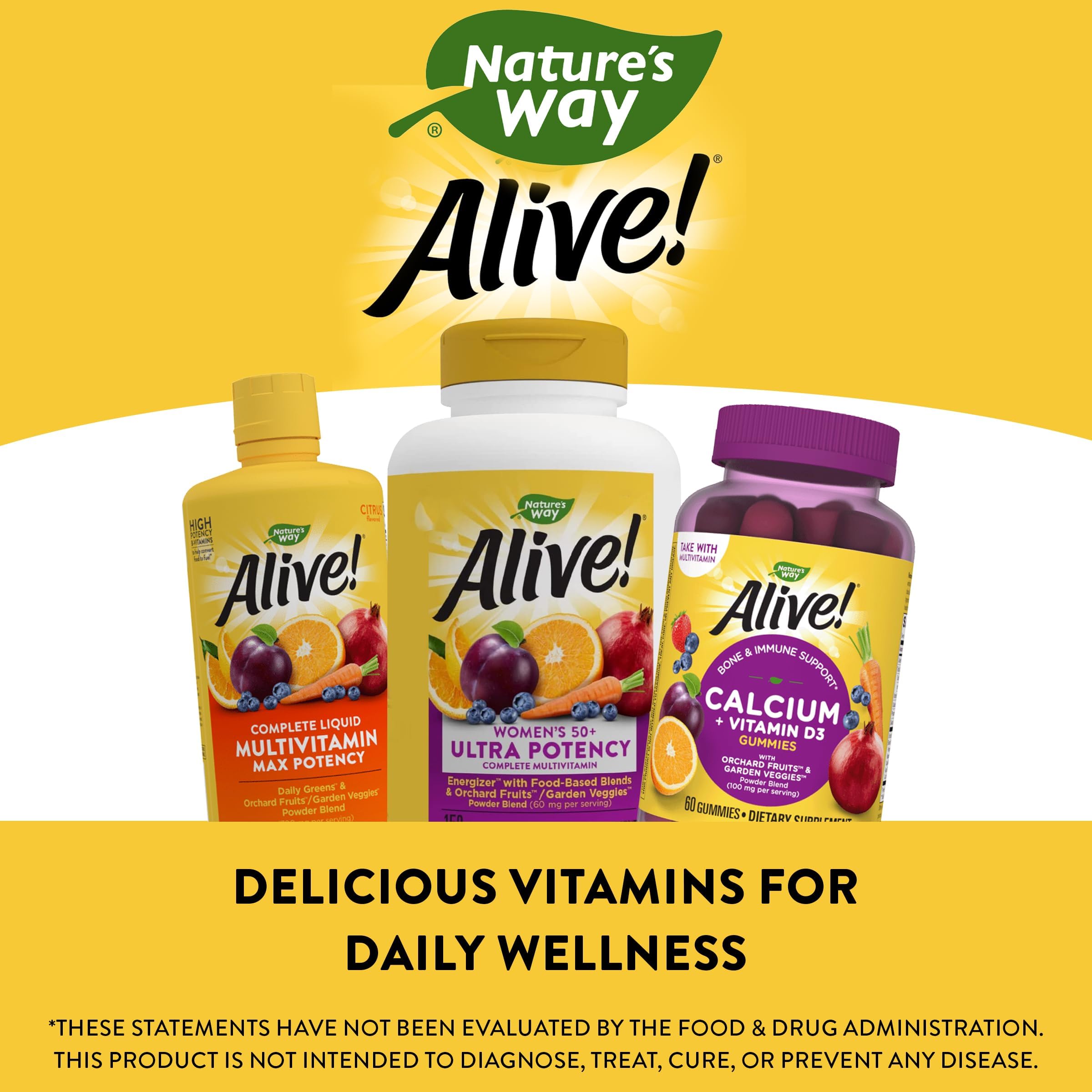 Nature’s Way Alive! Women’s 50+ Ultra Potency Complete Multivitamin Nature's WayUS supplements