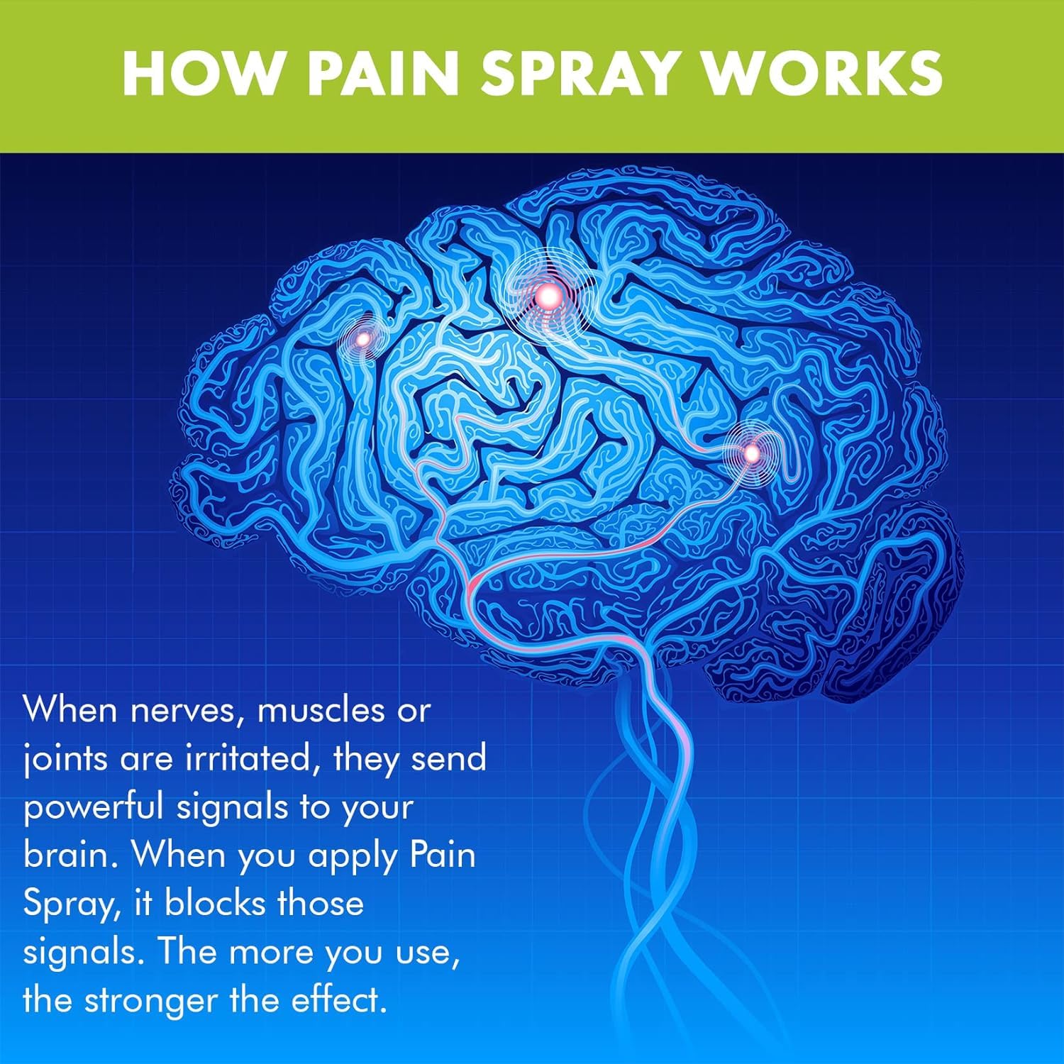 Premiere's Pain Spray All-Natural Menthol & Peppermint Oil Herbal Blend for Joint and Nerve Pain, Muscle Soreness, Sprains, Cramps, Sports Injuries, Back Pain & Neck Shoulder Aches - One Pack Premiere's Pain SprayAu supplements