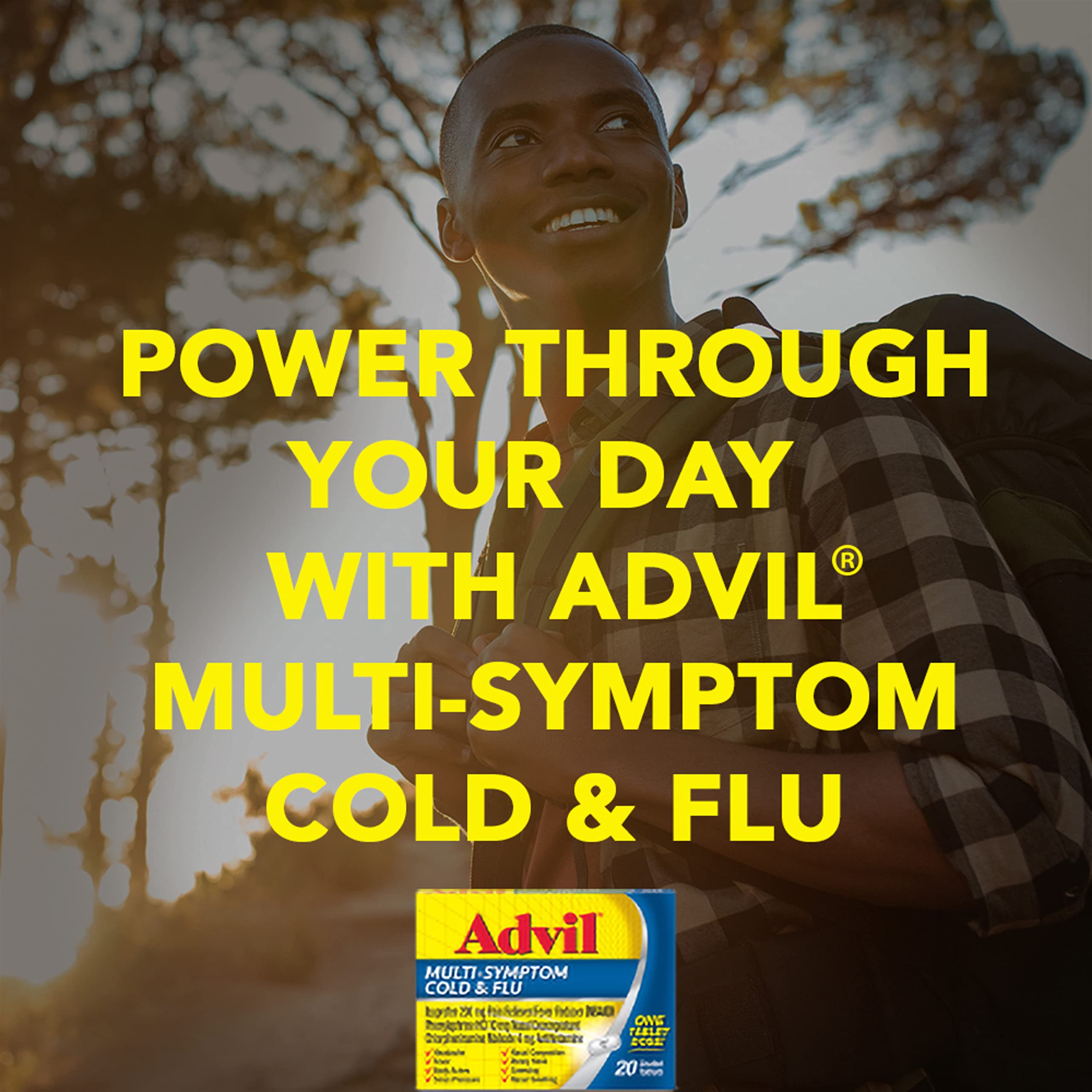 Advil Multi Symptom Cold and Flu Medicine, Cold Medicine for Adults with Ibuprofen, Phenylephrine HCL AdvilAu supplements
