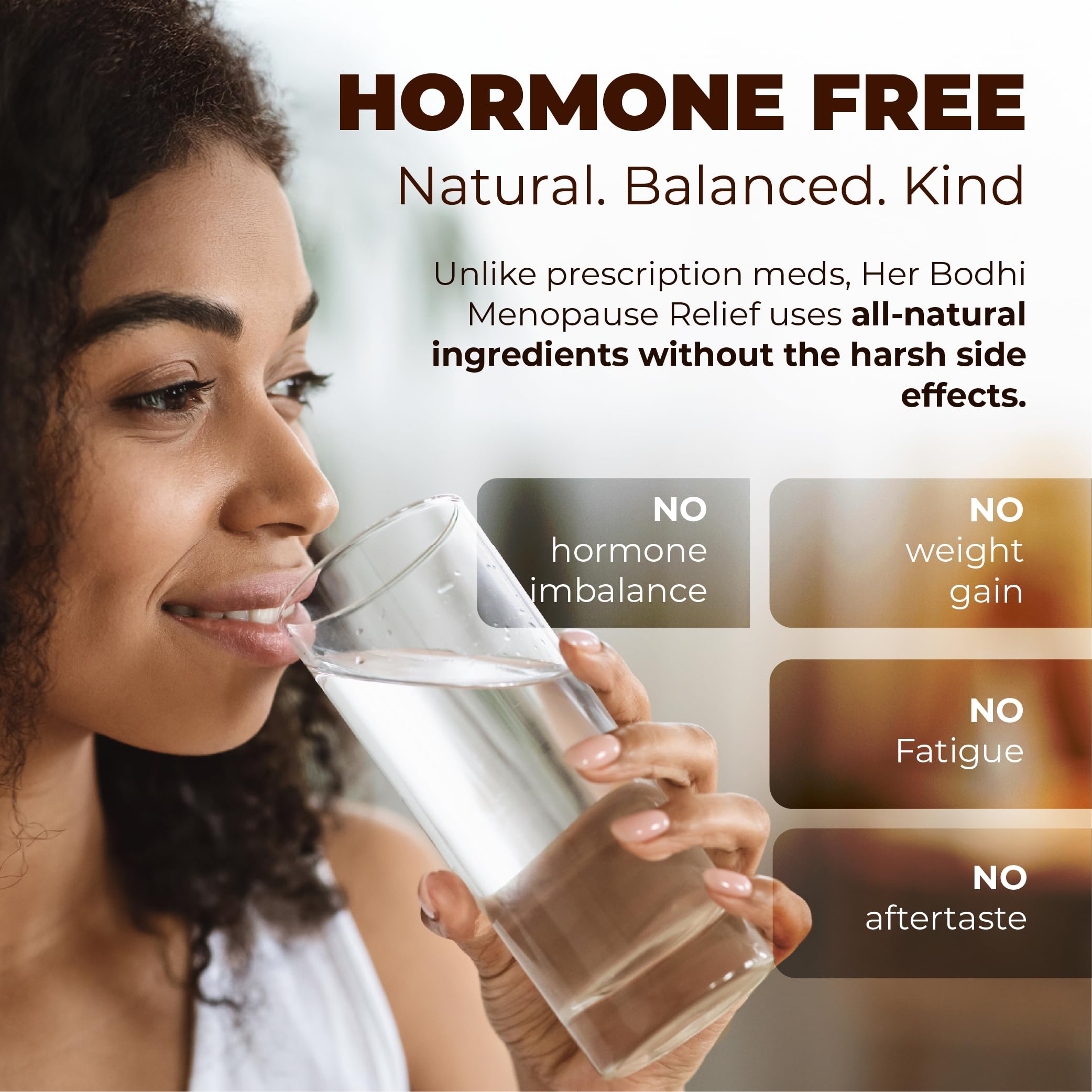 Her Bodhi Meno- Menopause Hormonal Balance for Women, Estrogen Soy Isoflavones Menopause Supplement for Women | with Ashwagandha & Black Cohosh | Hot Flashes Menopause Relief (60 Capsules) Her BodhiAu supplements
