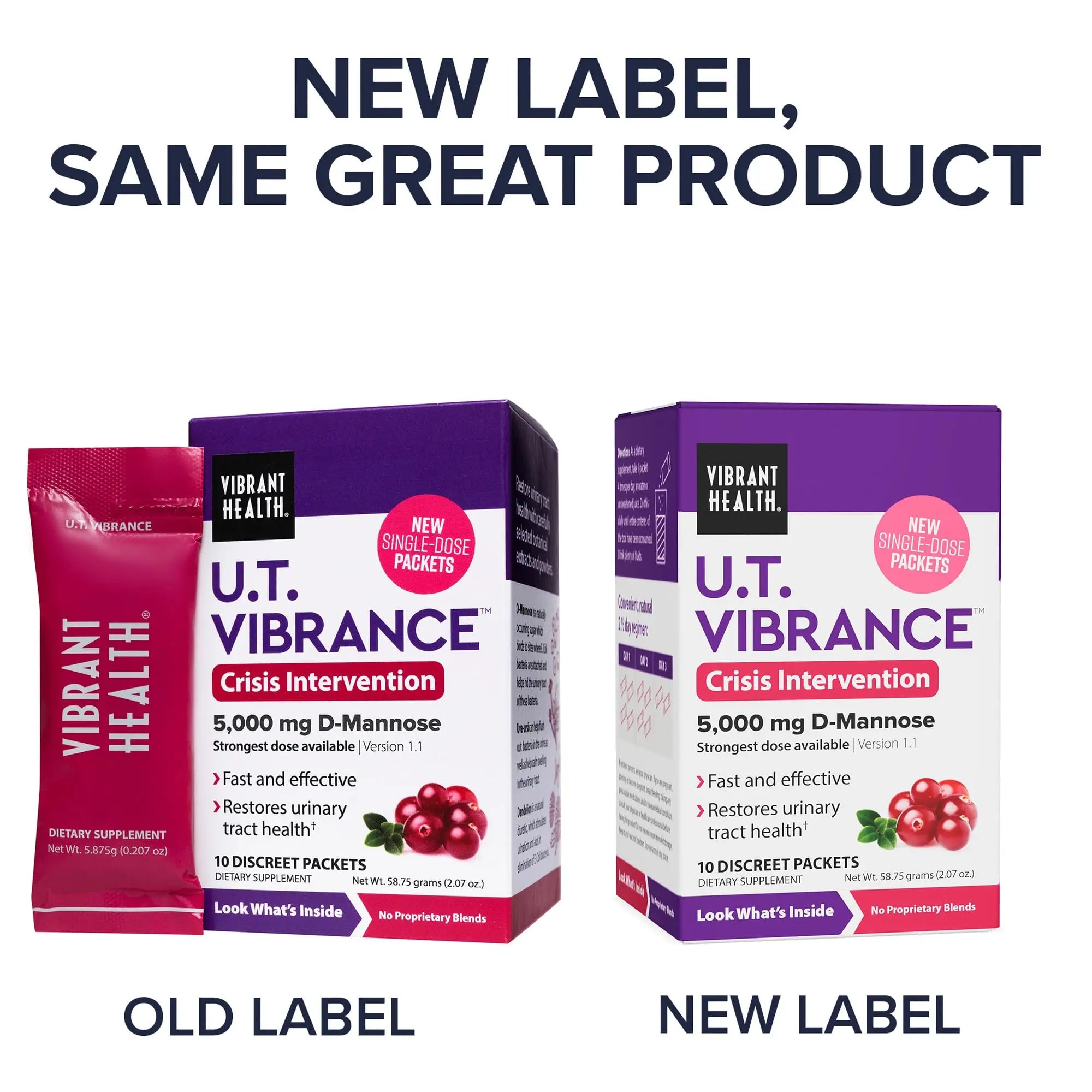 Vibrant Health, U.T. Vibrance Stick Packs, Crisis Intervention for Urinary Tract Health, 10 Servings Vibrant HealthAu supplements