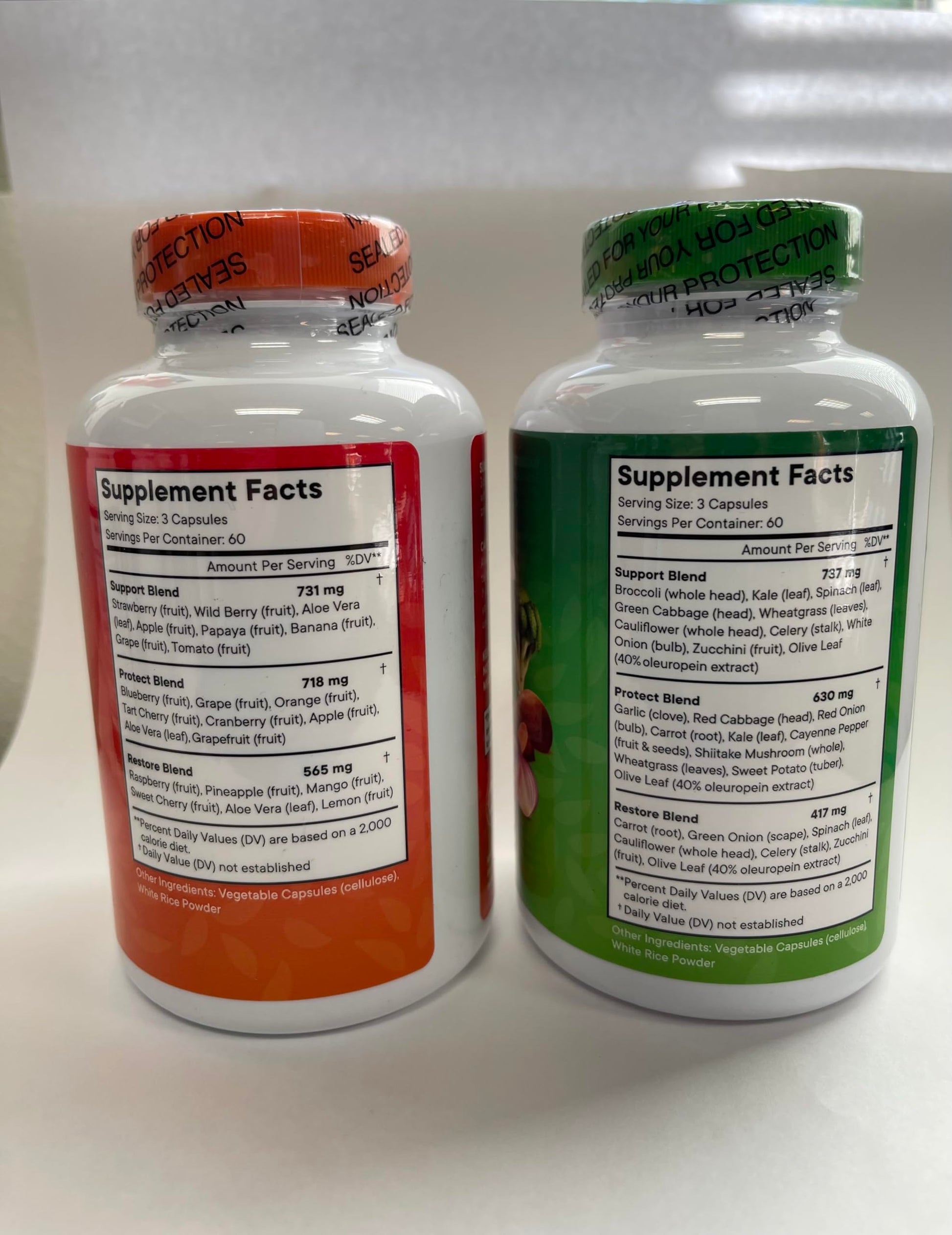 Superfood Fruit and Veggie Supplement - 360 Whole Super Fruit and Vegetable Supplements & Vitamin with Beta-Carotene, Soy Free- 180 Count (Pack of 2) Superfood MDAu supplements
