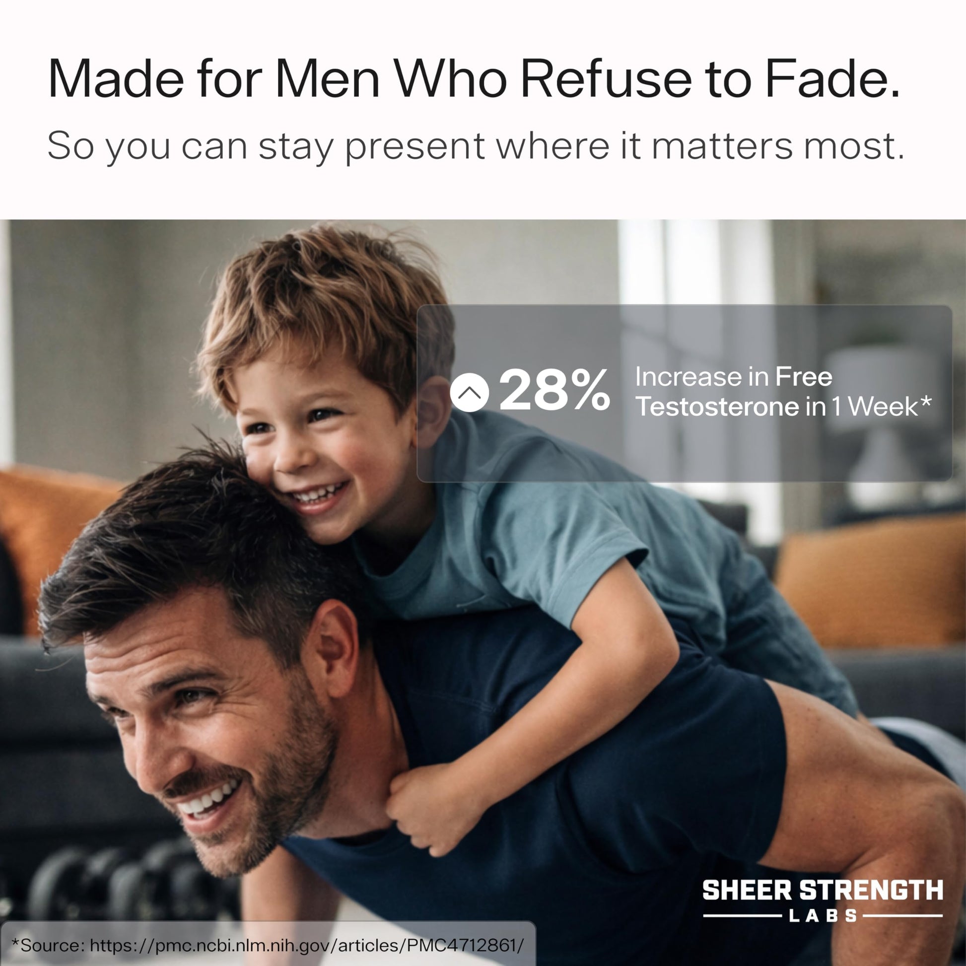 Testosterone Booster for Men - Sheer Alpha T-Booster - Clinically Backed Dose, Strongest Formula - Made in USA - Premium Blend of Fadogia Agrestis Tongkat Ali and Shilajit. 30 Servings Sheer Strength LabsAu supplements