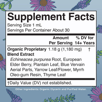 Lymphatic Support Drops by MaryRuth's | USDA Organic Lymphatic Cleanse Immune Support Supplement| Lymphatic Support with Echinacea & Elderberry | Blue Vervain | Vegan | Non-GMO | 30 Servings MARYRUTH'SUS supplements