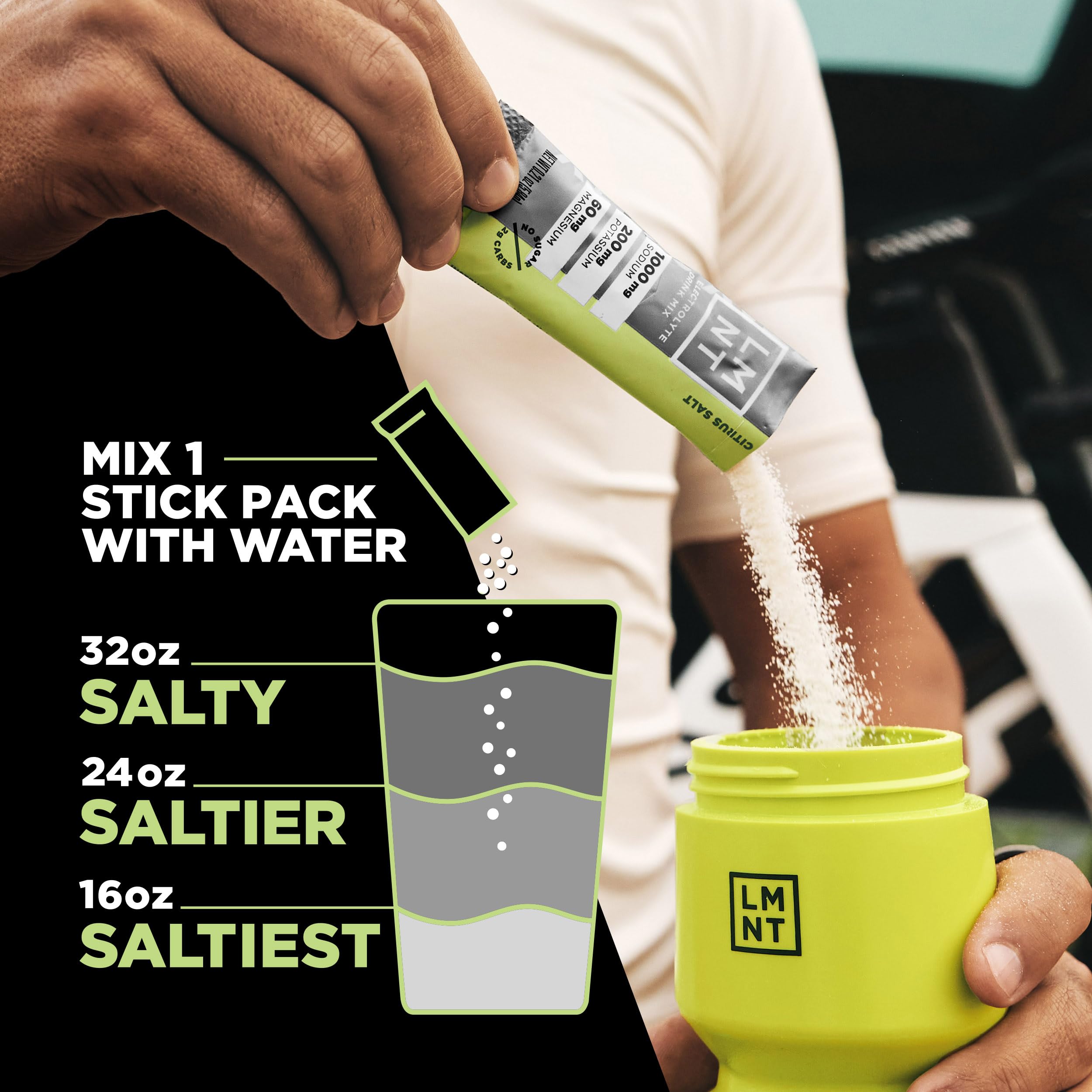 LMNT Zero Sugar Electrolytes - Citrus Salt | Drink Mix | 30-Count Drink LMNTUS supplements