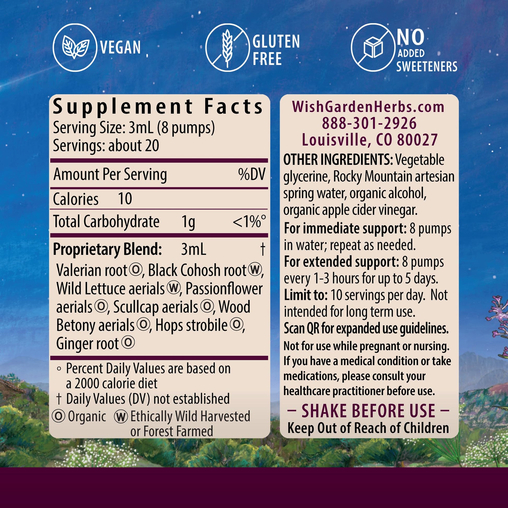 WishGarden Herbs Serious Relaxer, Liquid Herbal Muscle Relaxant with Wild Lettuce & Valerian Root, Eases Neck & Shoulder Tension, Tense Muscles, Muscle Spasms & Restless Legs, Non-GMO, Vegan, 4oz WishGardenAu supplements