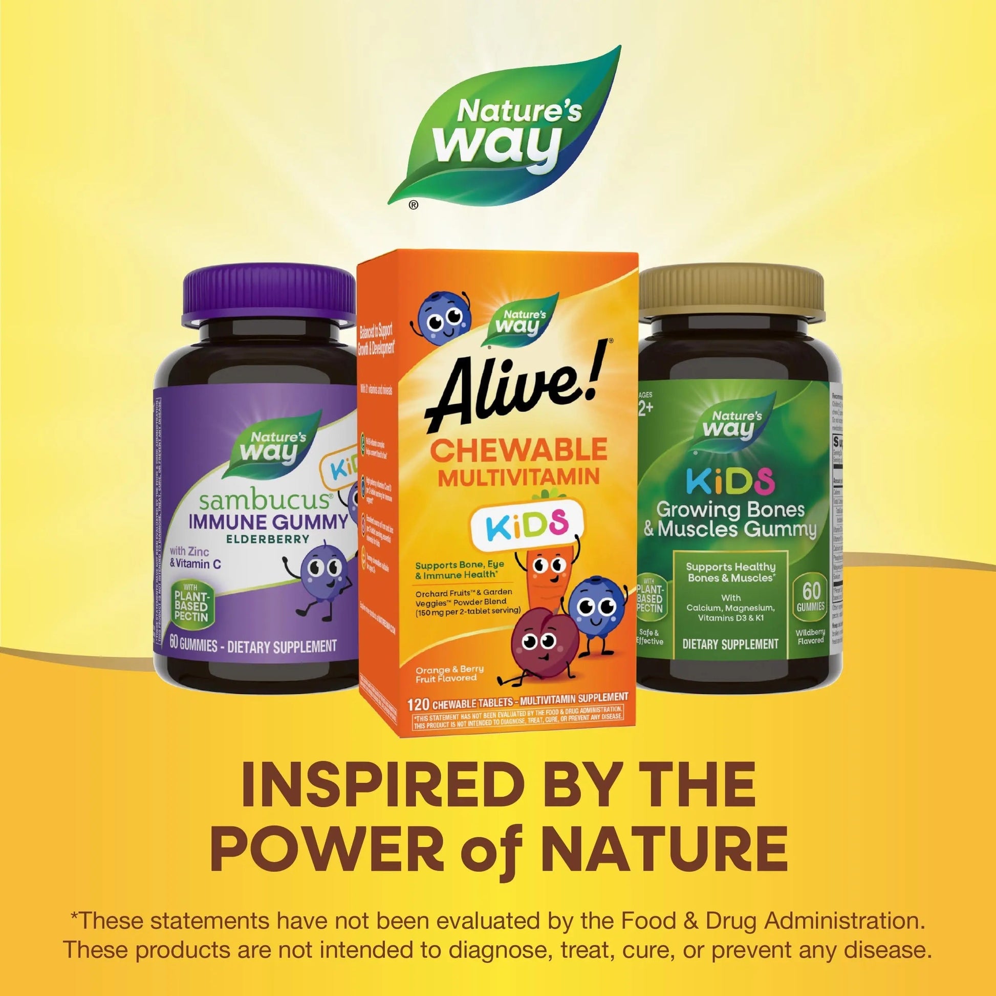 Alive! Children's Multi-Vitamin Chewable - 120 Chewable Tablets by Nature's Way Nature's WayAu supplements