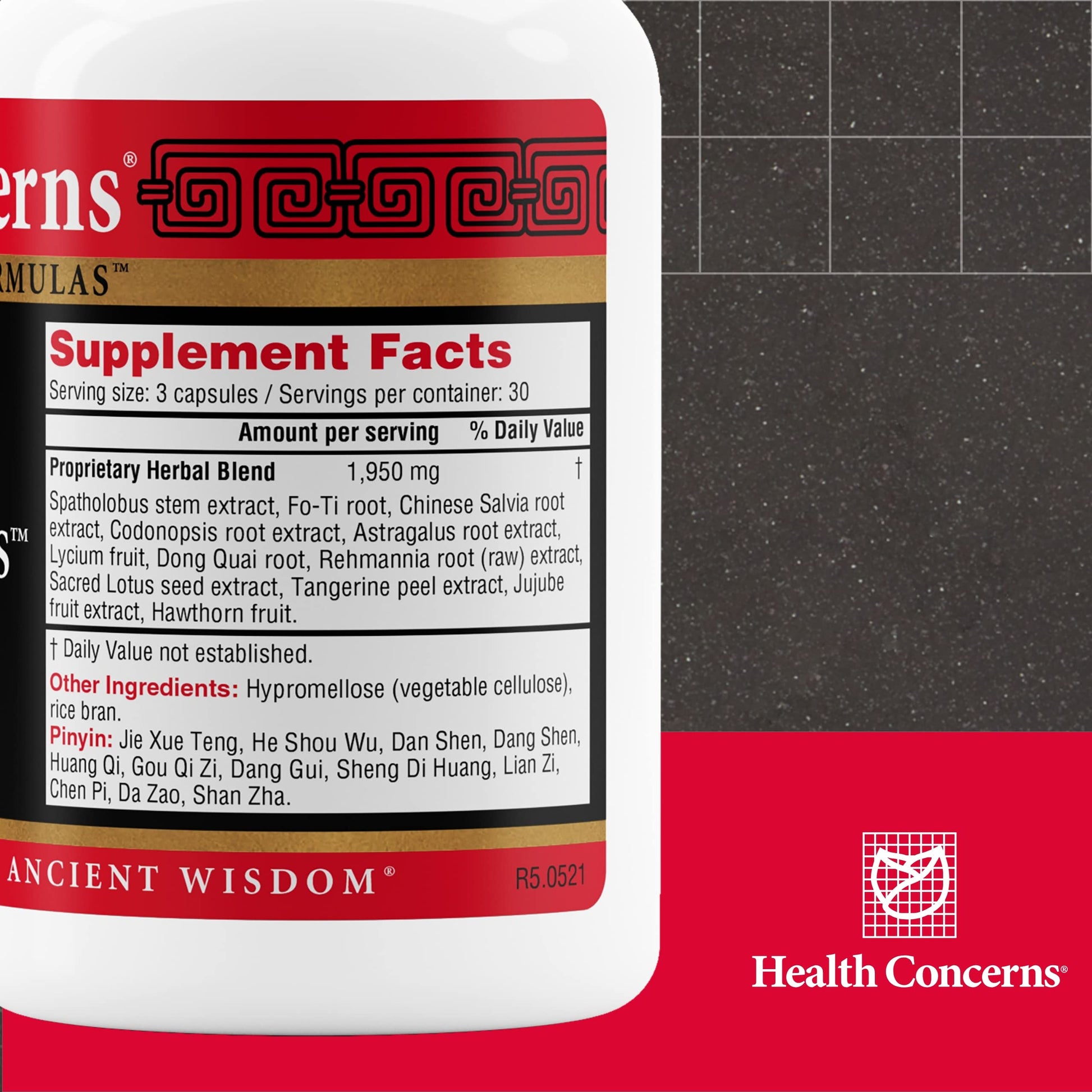 Health Concerns Marrow Plus – Bone Marrow & Blood Generation Herbal Supplement – Chinese Herbal Formula for Anemia, & Circulation Support – Astragus, Salvia, & Tangerine Extracts – 90 Capsules Health ConcernsAu supplements