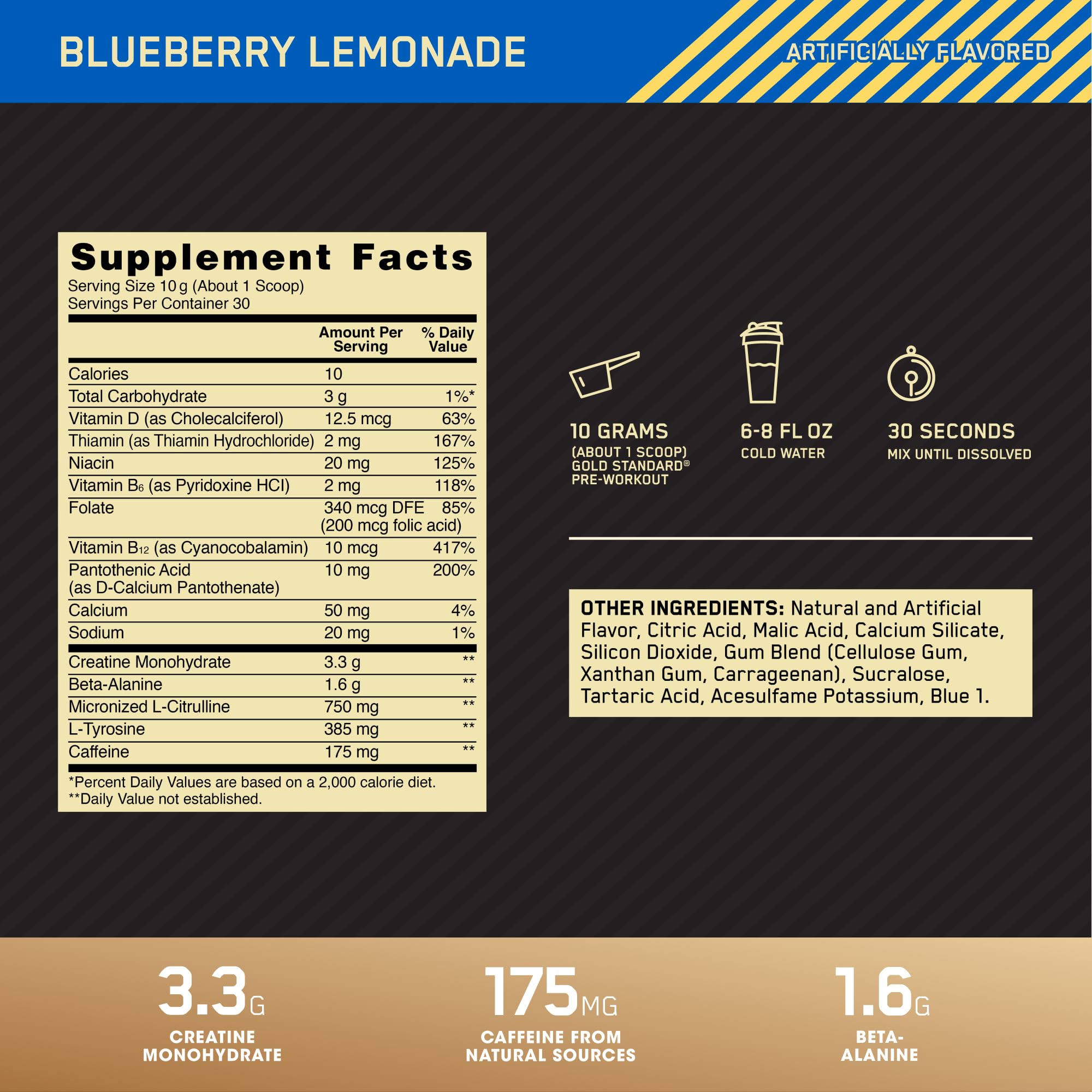 Optimum Nutrition Gold Standard Pre-Workout & Gold Standard 100% Whey Protein Optimum NutritionAu supplements