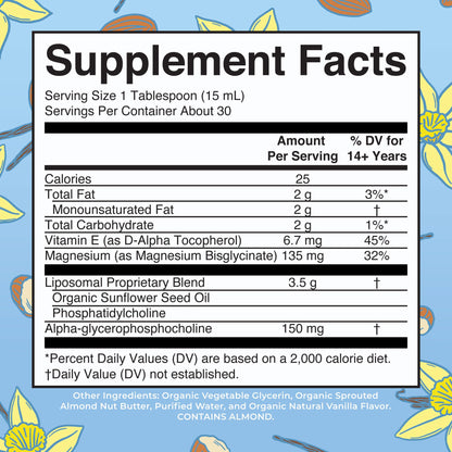 MaryRuth Organics Magnesium Liposomal| Magnesium Supplement | Magnesium Bisglycinate | Muscle & Bone Support | Mood Support Vitamin | Vegan | Non-GMO | Gluten Free | 15.22 Fl Oz | 30 Servings MARYRUTH'SUS supplements