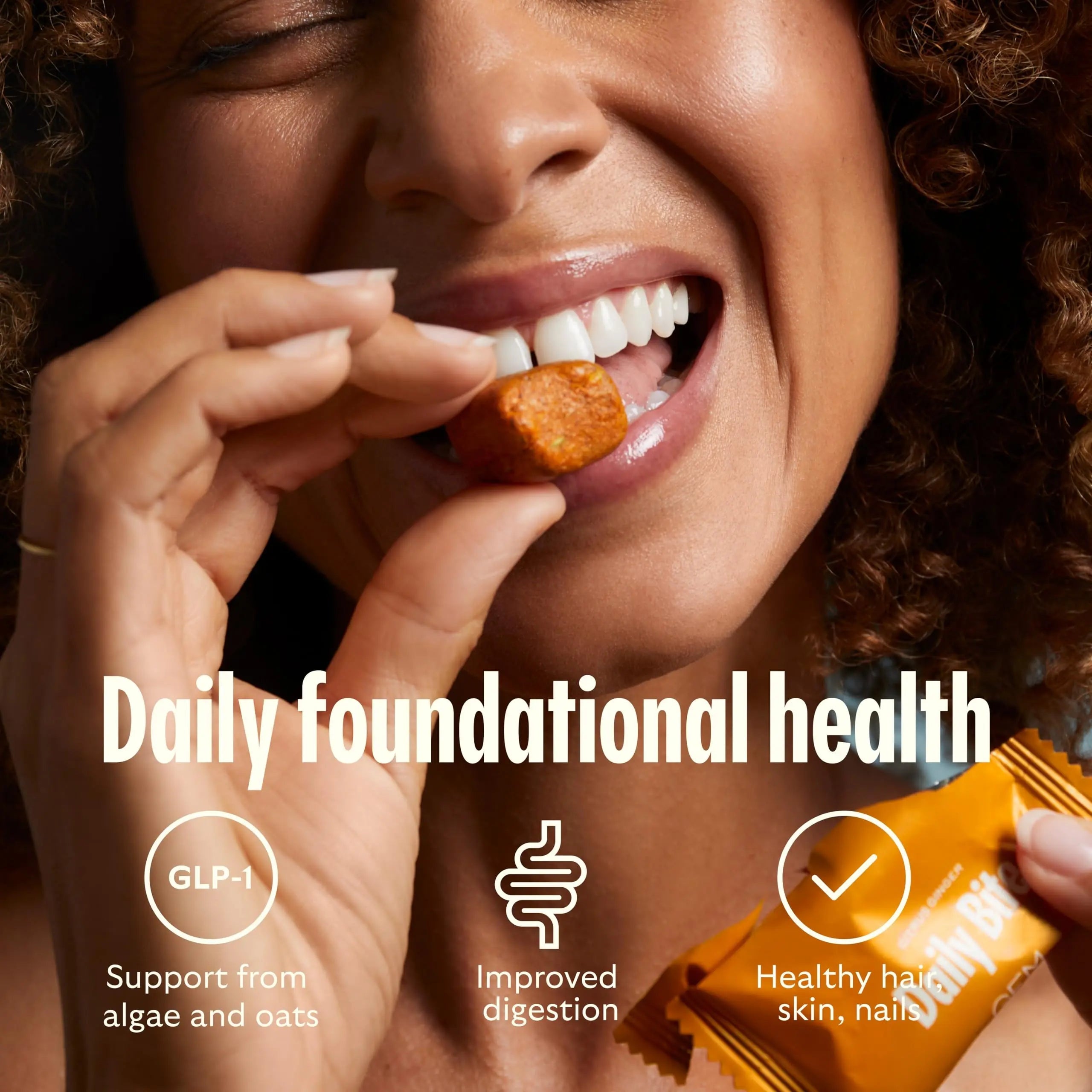 GEM Daily Bite for Women & Men, with 20+ Vitamins, Minerals & Superfoods Like Zinc, Vitamin D, B-Complex, K, Turmeric, Fiber & Prebiotics GEMAu supplements