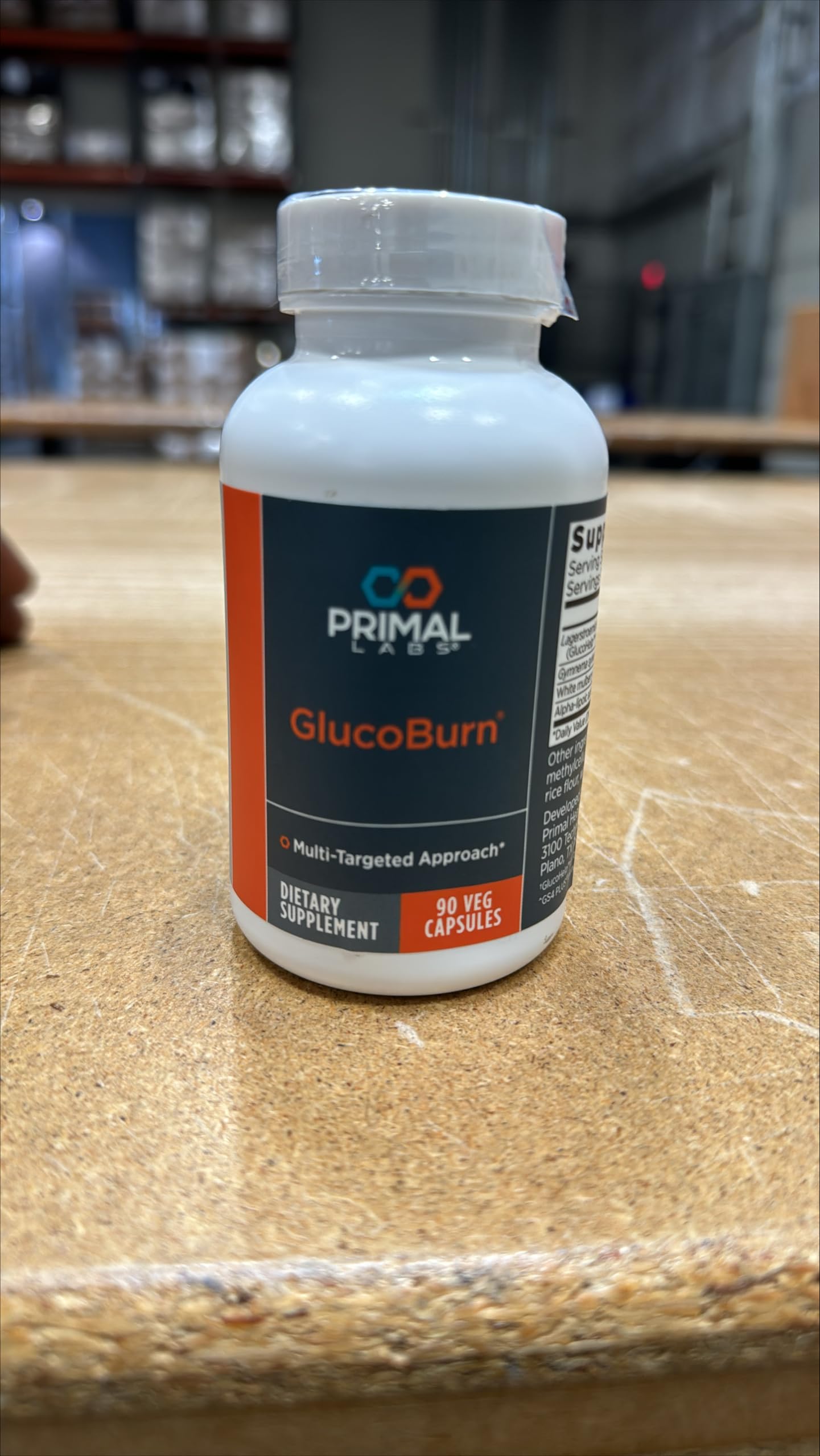 Primal Labs GlucoBurn Support Supplement with White Mulberry Leaf Extract and Alpha Lipoic Acid, 90 Veg capsules Primal LabsAu supplements