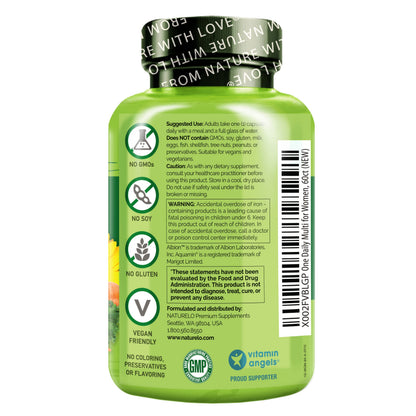 NATURELO One Daily Multivitamin for Women - Energy Support - Whole Food Supplement NATURELOUS supplements