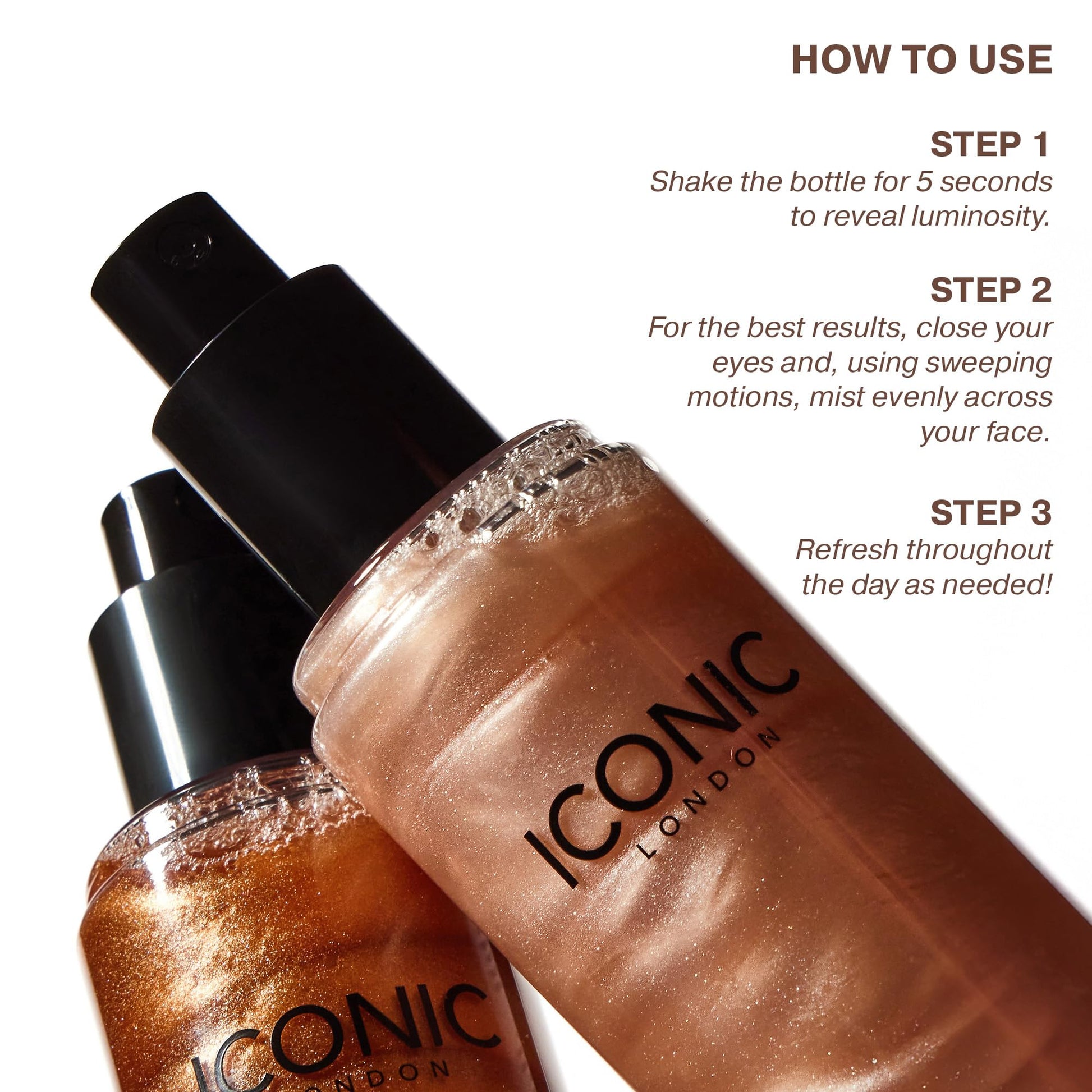 ICONIC LONDON Prep-Set-Glow | Hydrating + Setting + Glowing Spray, 3-in-1 Formula for a Dewy, Radiant Finish, Cruelty-Free, Vegan Makeup, 4.22 Fl oz ICONIC LONDONAu supplements